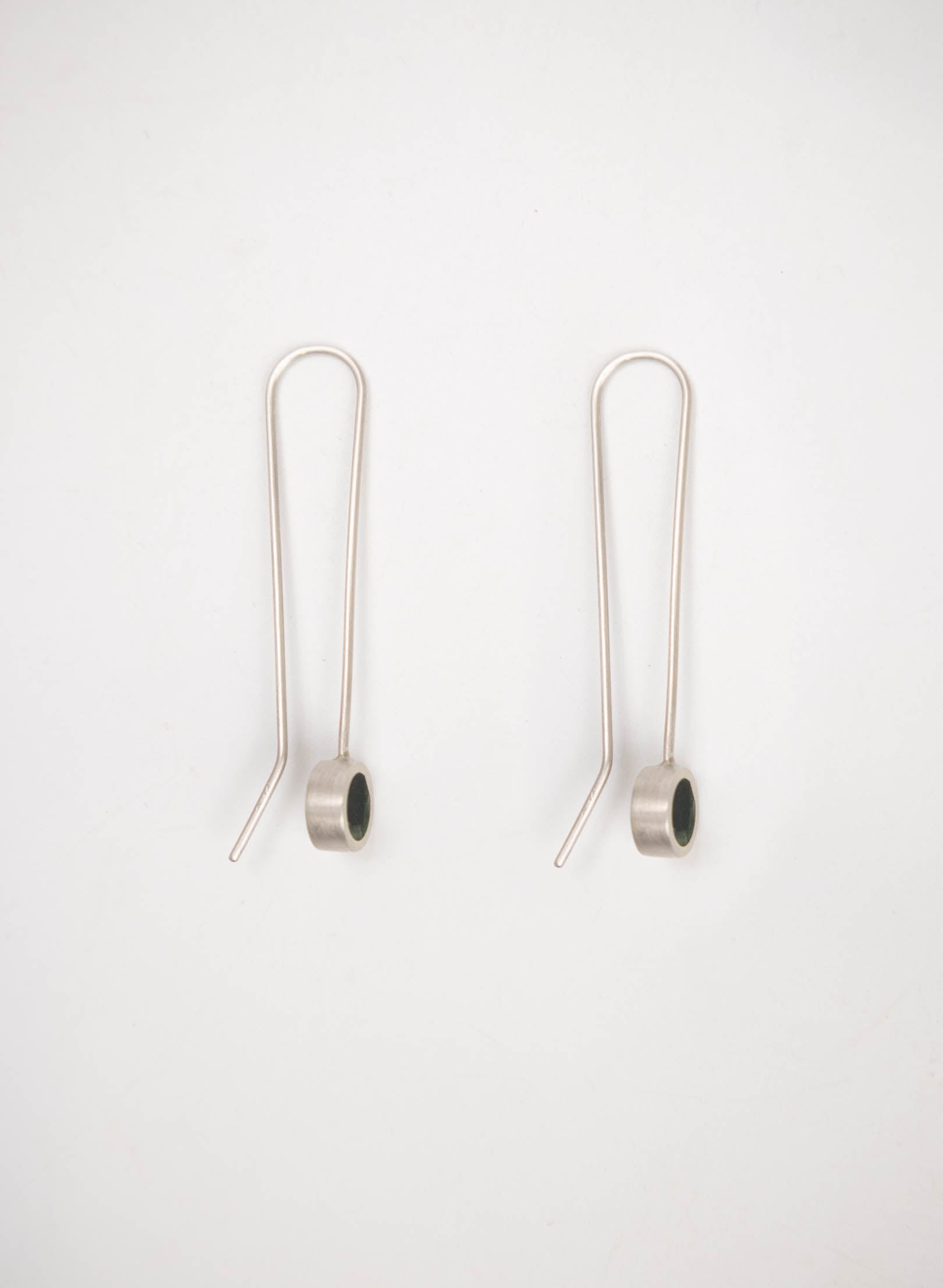 Caim Long Hook Earring - Pounamu