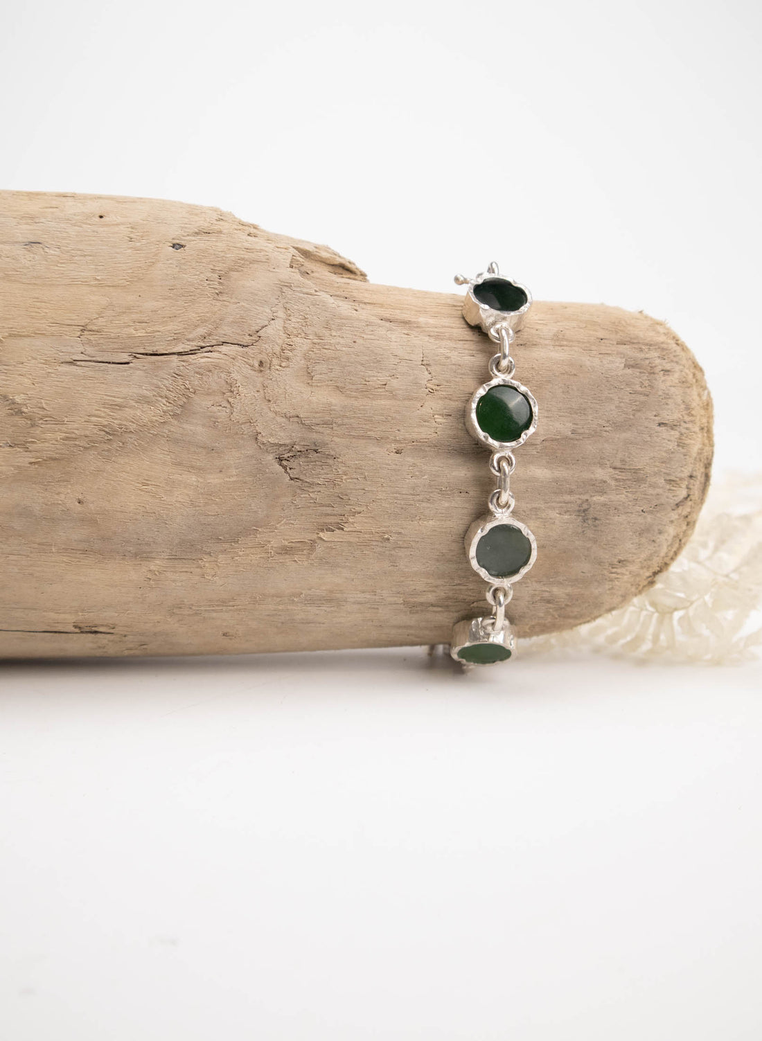 Four Stone Pounamu Bracelet