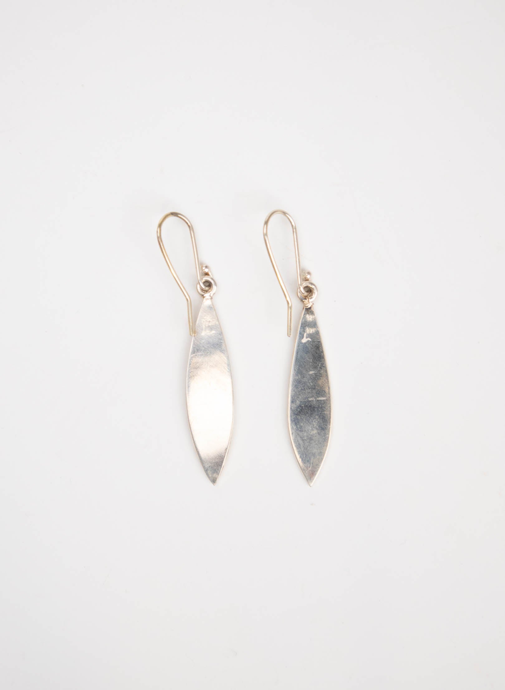 Textured Leaf Earrings