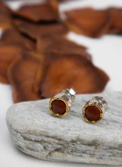 NZ Jasper Stud Earrings