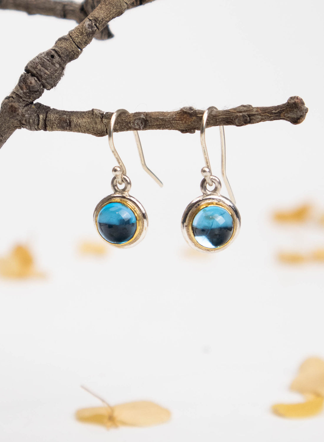 Blue Topaz Earrings