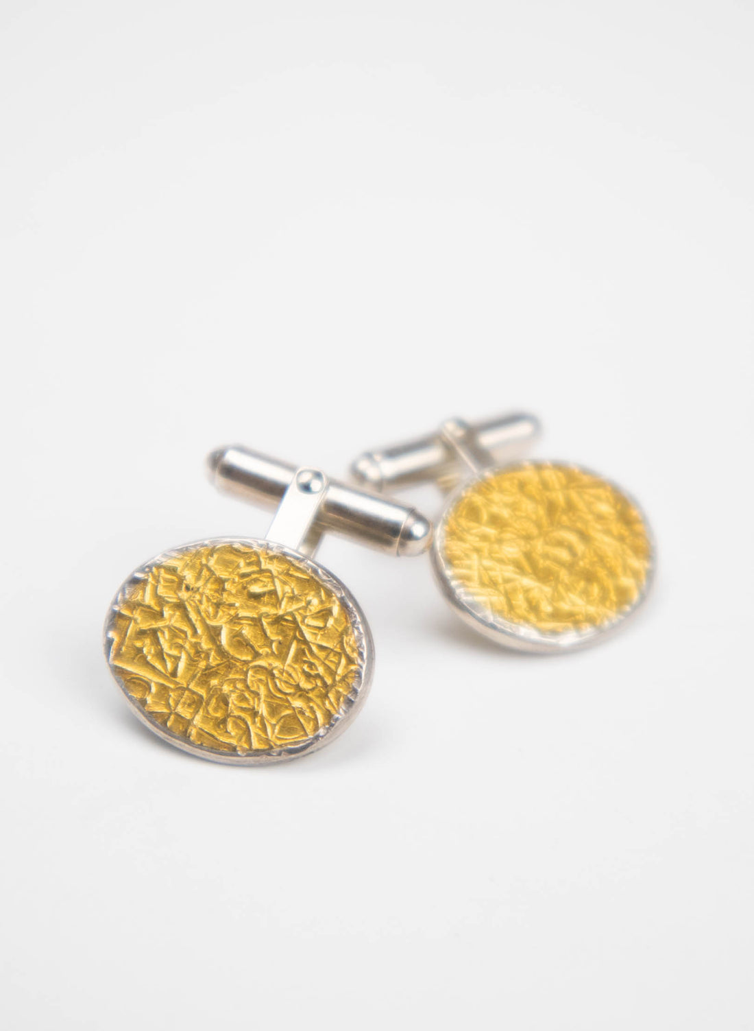 Oval Texture Cufflinks