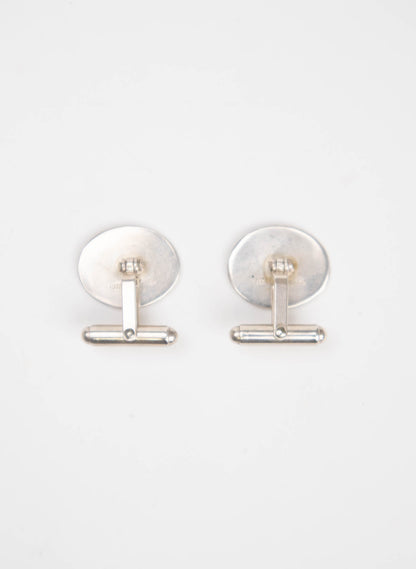 Oval Texture Cufflinks