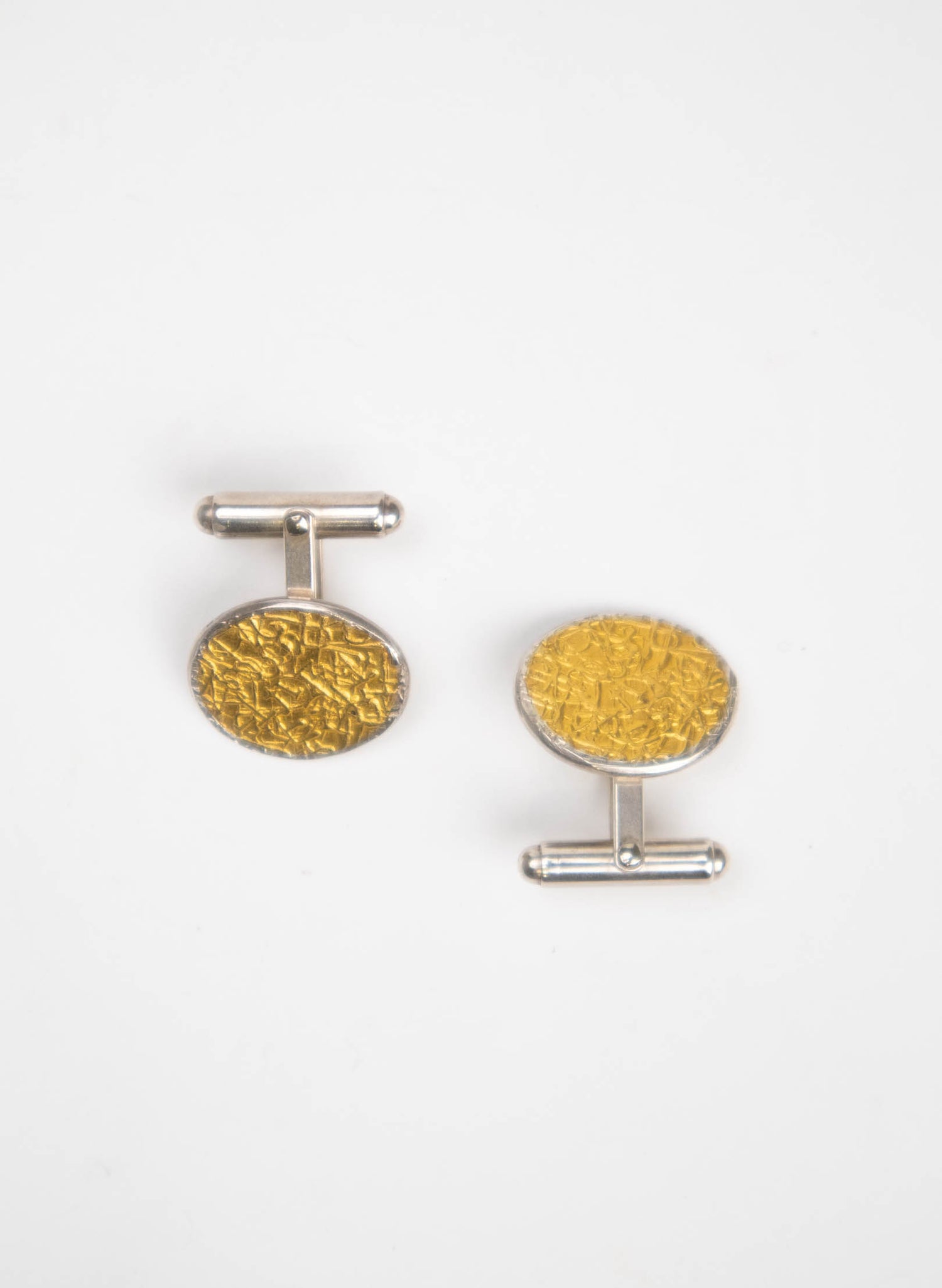 Oval Texture Cufflinks