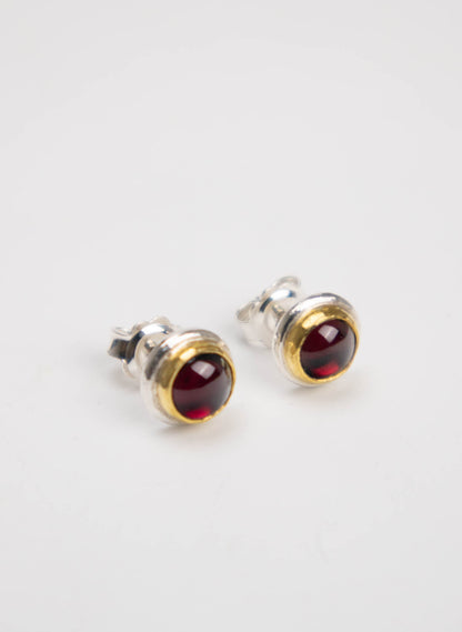 Garnet Stud Earrings