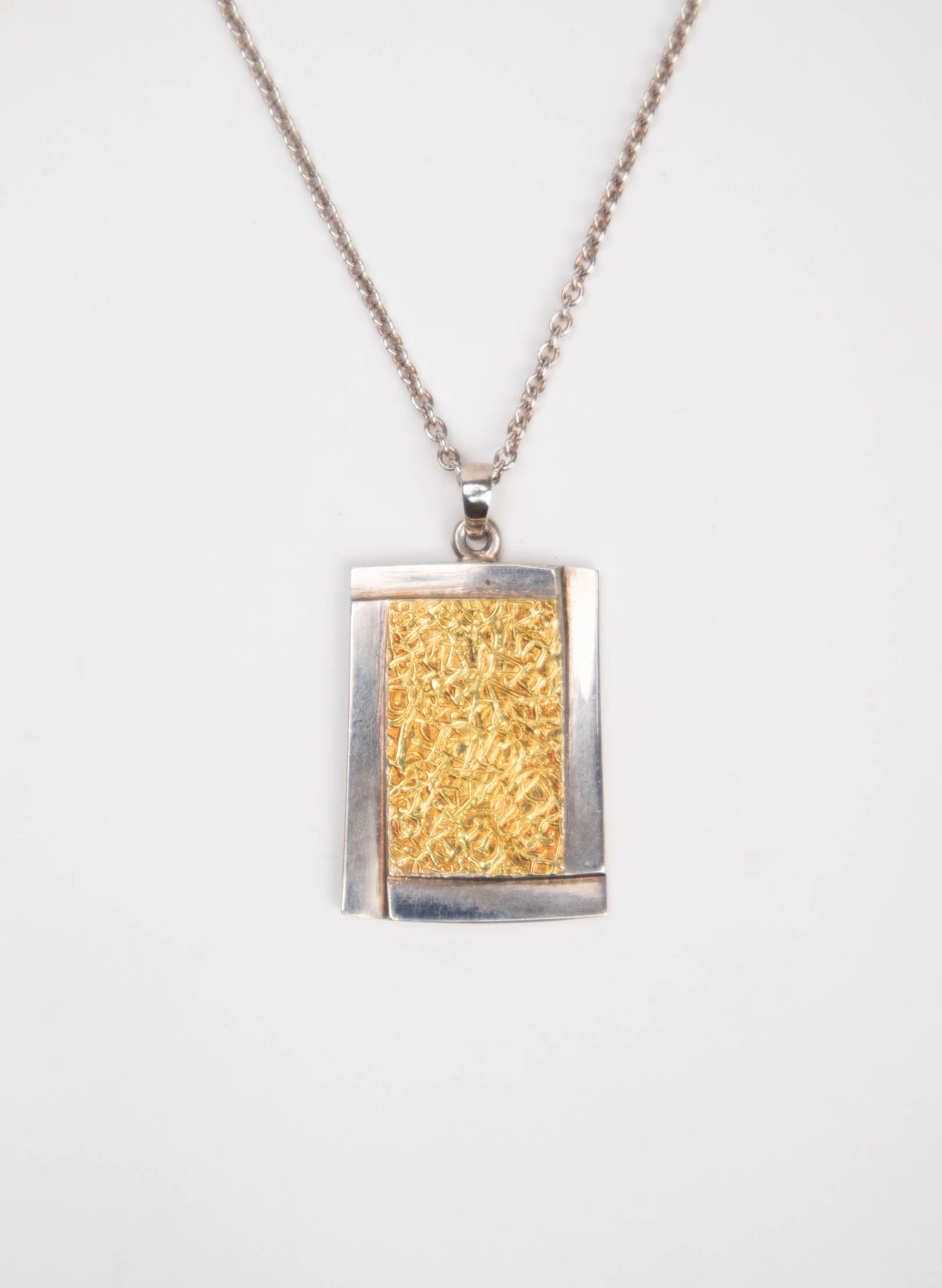 Textured Facet Pendant