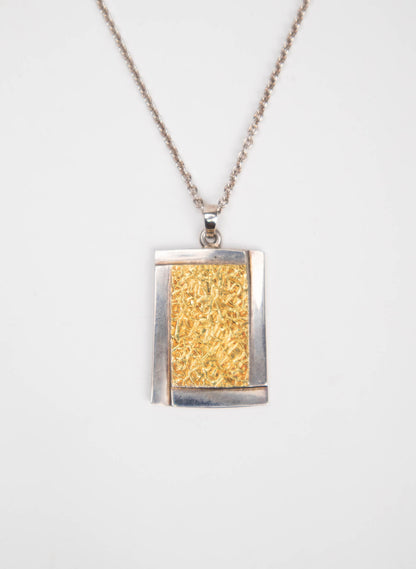 Textured Facet Pendant