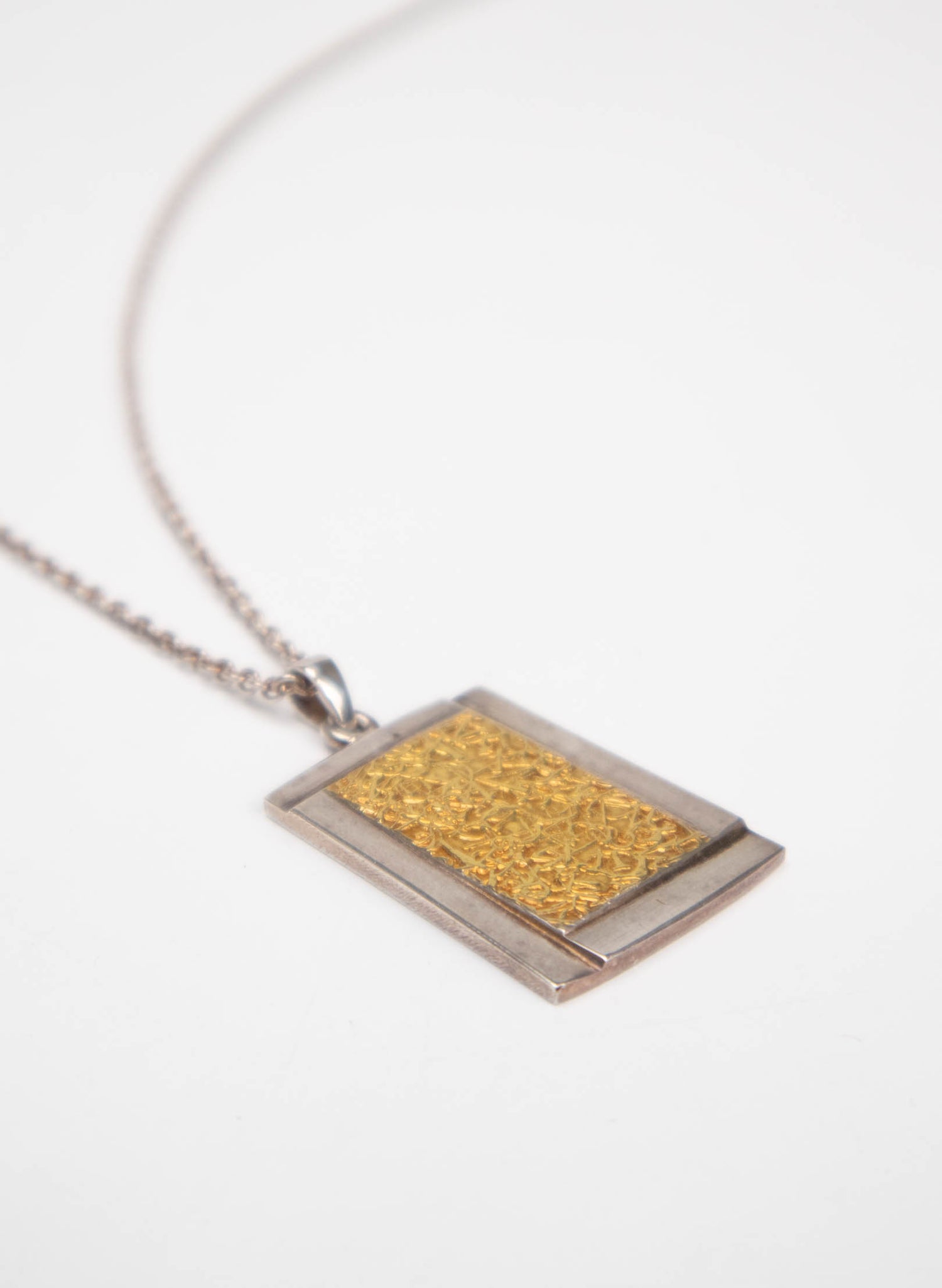 Textured Facet Pendant