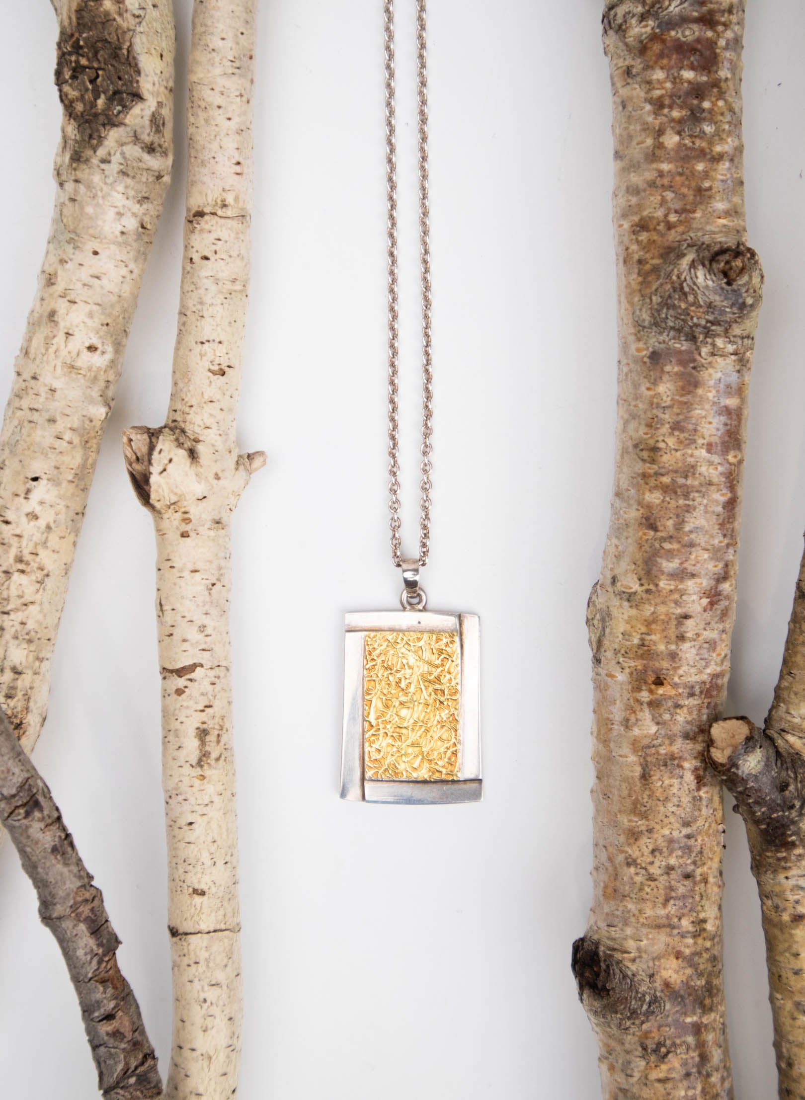 Textured Facet Pendant