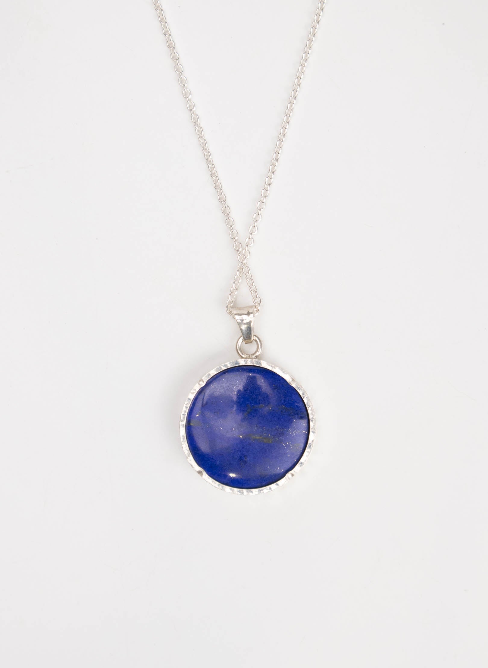 Round Lapis Pendant