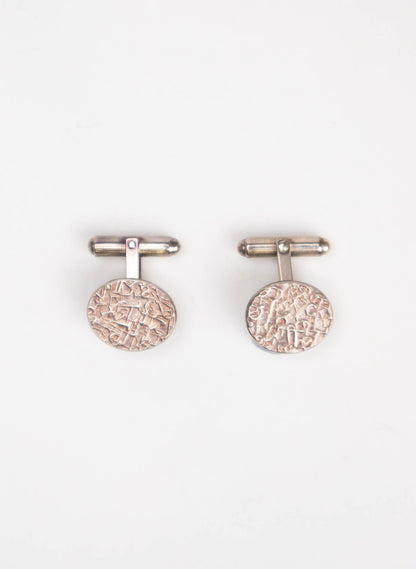 Oval Texture Cufflinks