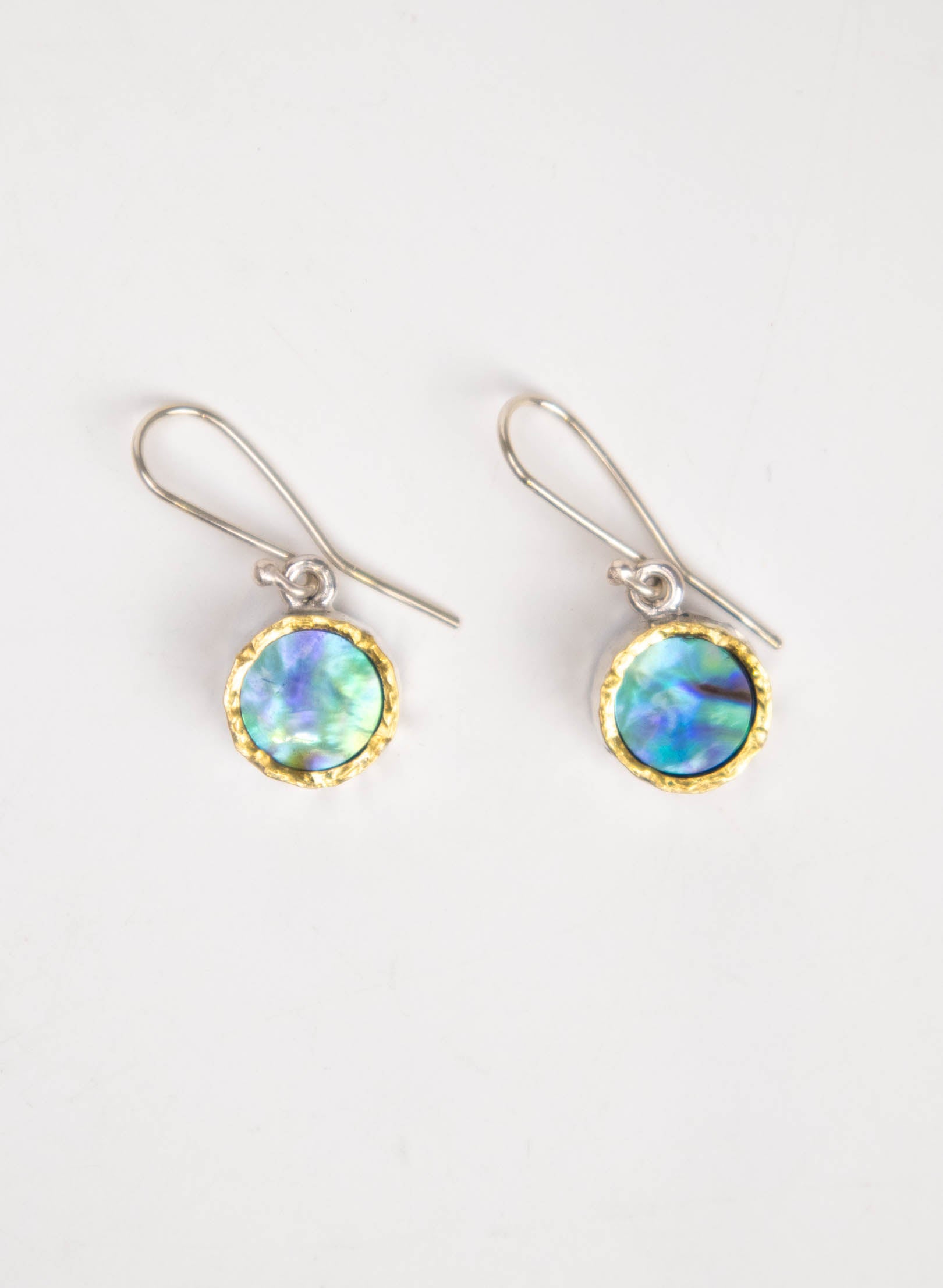 Round Paua Earrings