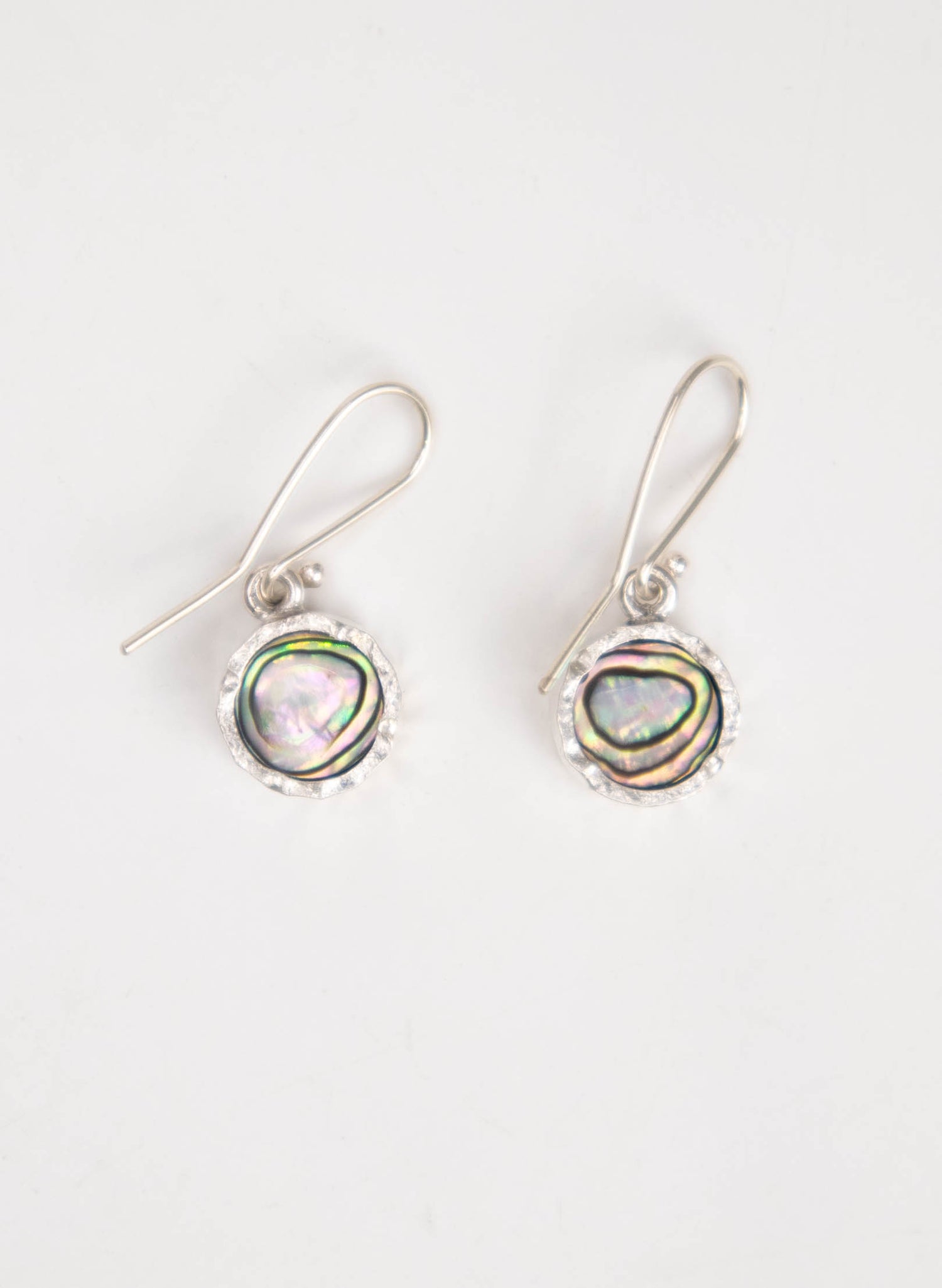 Round Paua Earrings