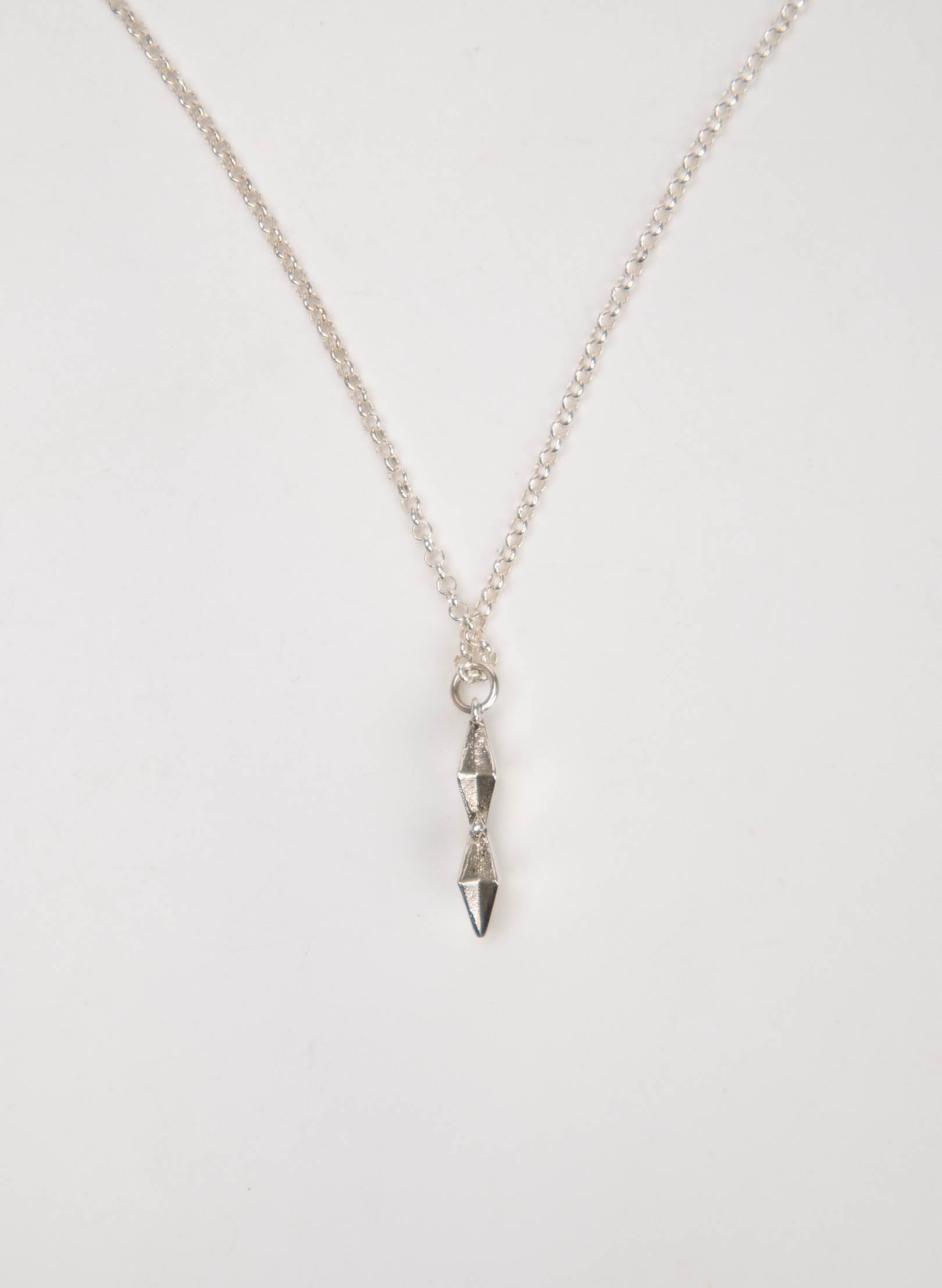 Sterling Silver Bow Necklace