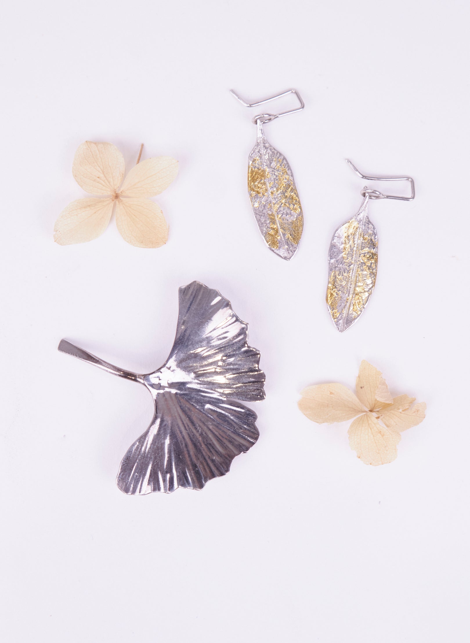 Gingko Leaf Brooch