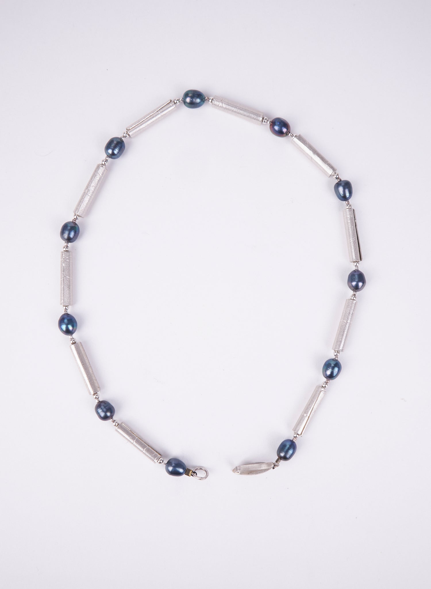 Scroll Pearl Necklace