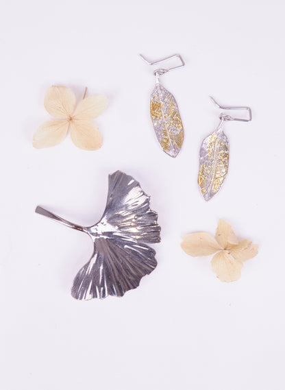 Pohutukawa Leaf Drop Earrings