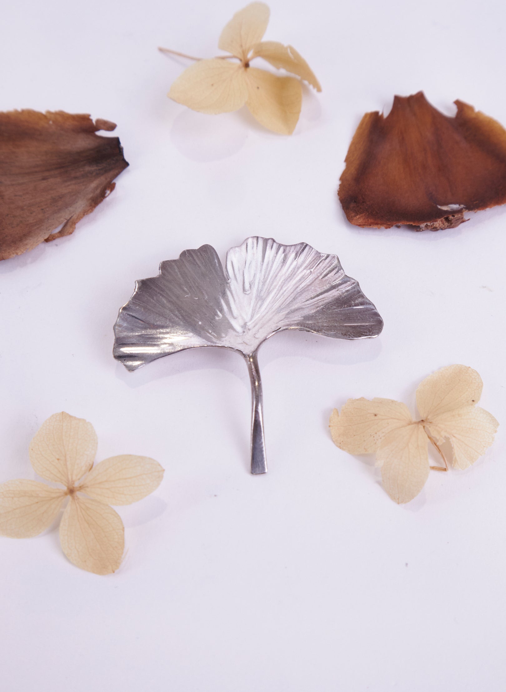 Gingko Leaf Brooch