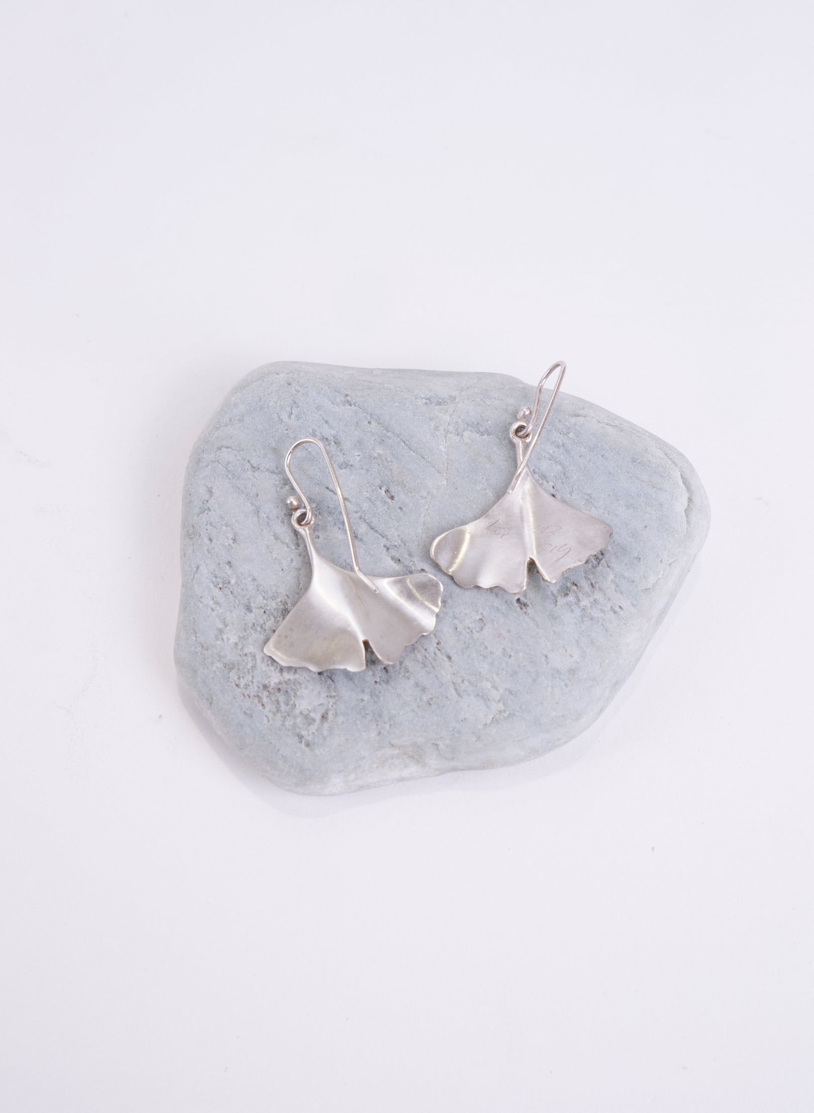 Gold Gingko Leaf Earrings