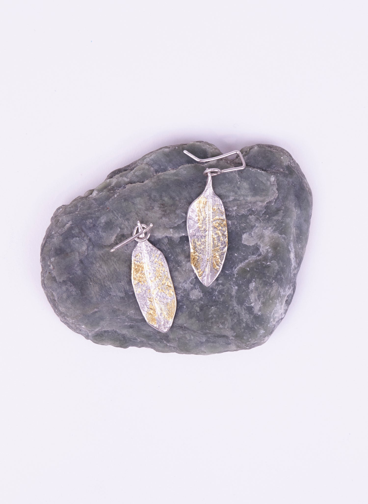 Pohutukawa Leaf Drop Earrings