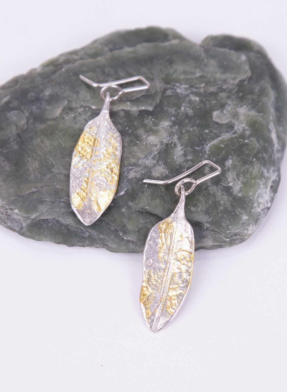 Pohutukawa Leaf Drop Earrings