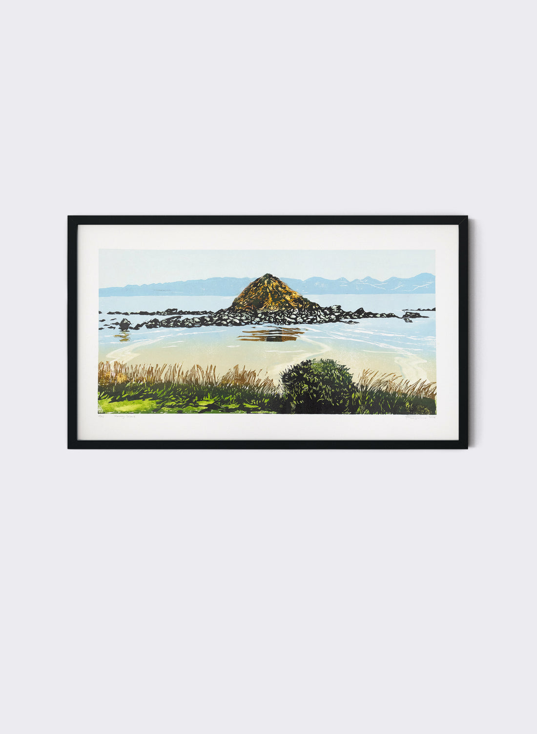 Monkey Island - Woodblock Print