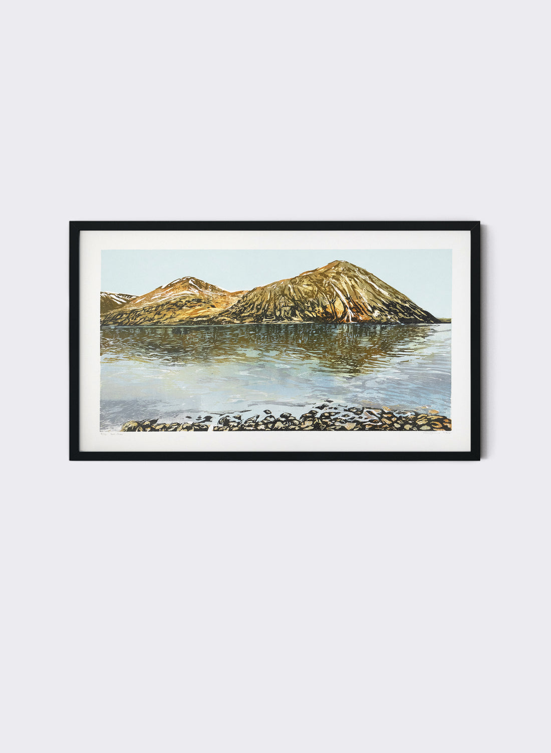 Ben Ohau - Woodblock Print