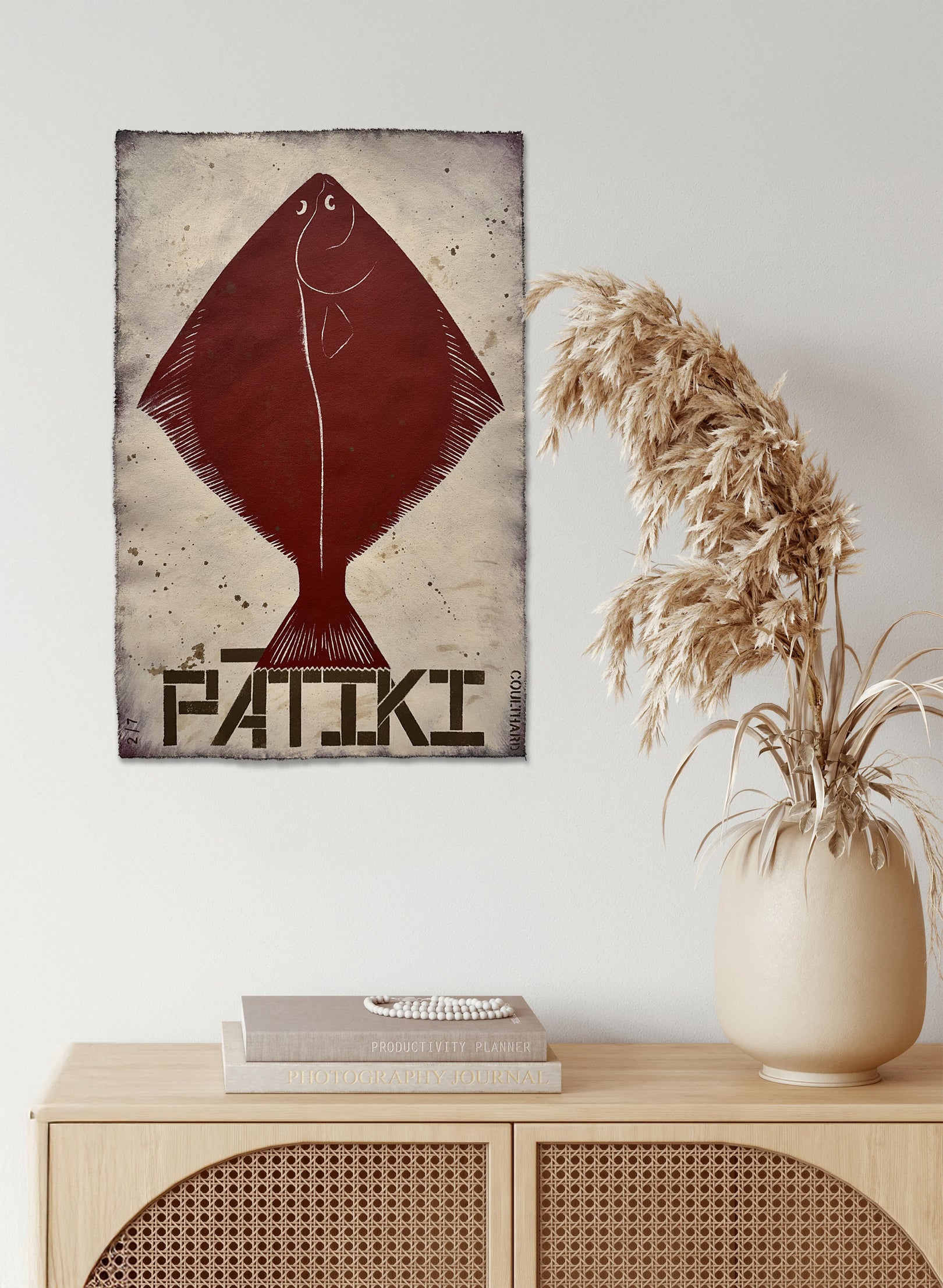 Pātiki Canvas Print