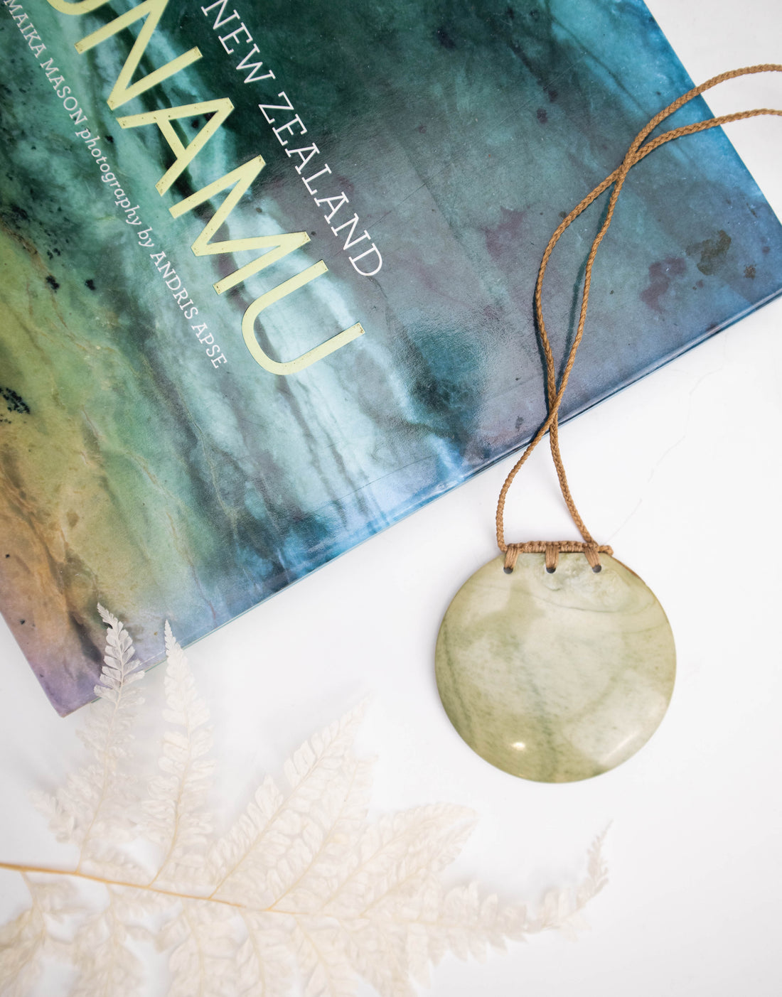 Large Bound Pounamu Shield Pendant