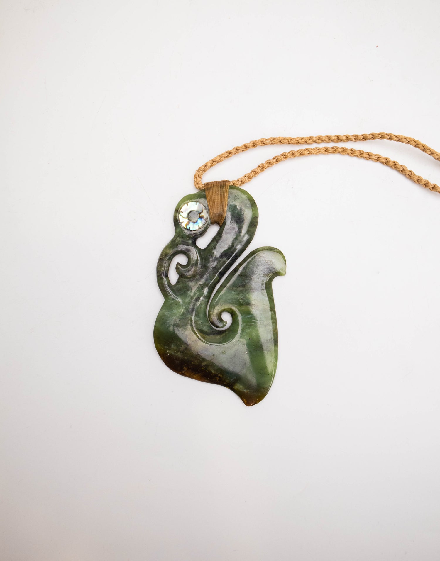 Carved Pounamu Manaia Pendant