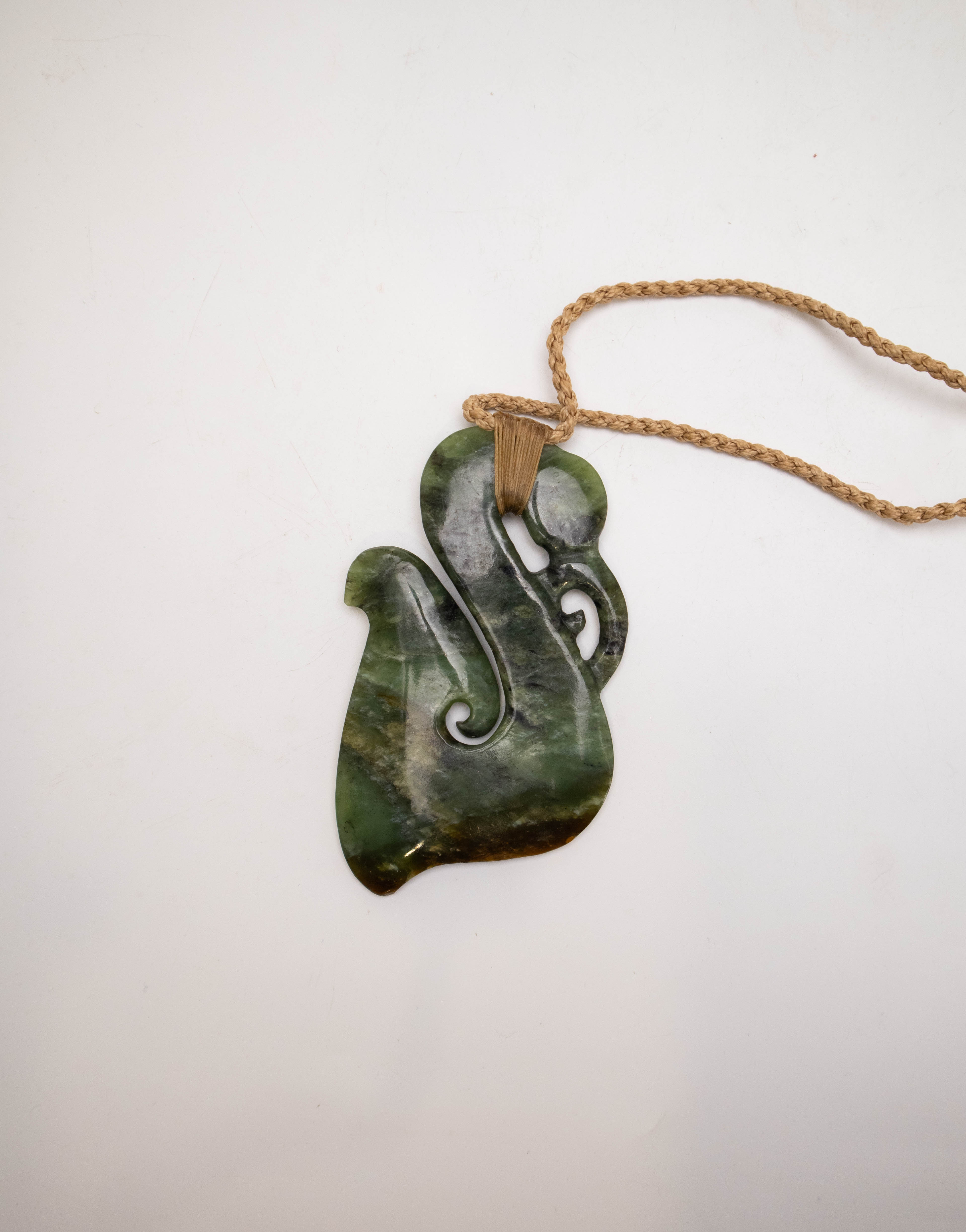 Carved Pounamu Manaia Pendant