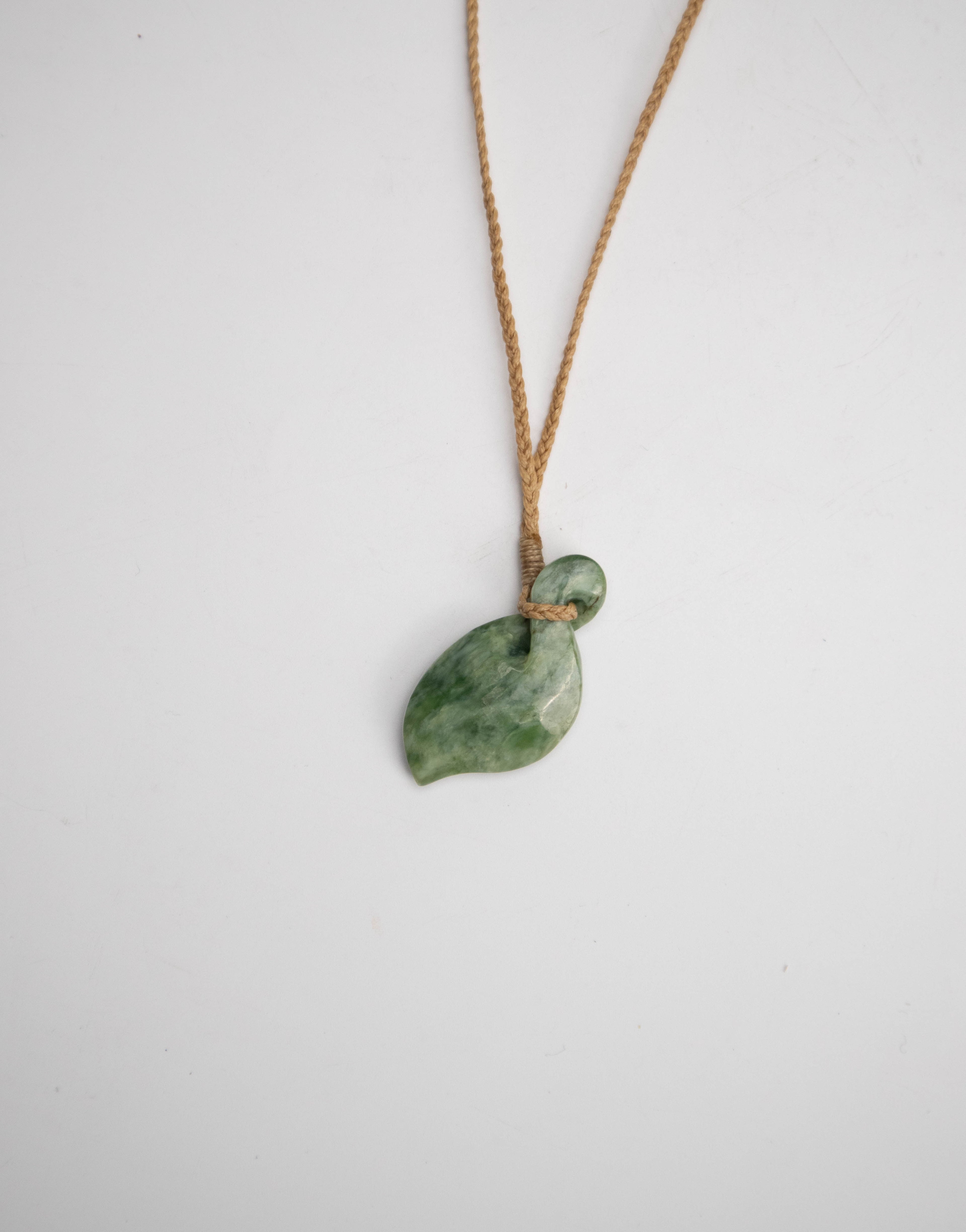 Twist Pounamu Pendant