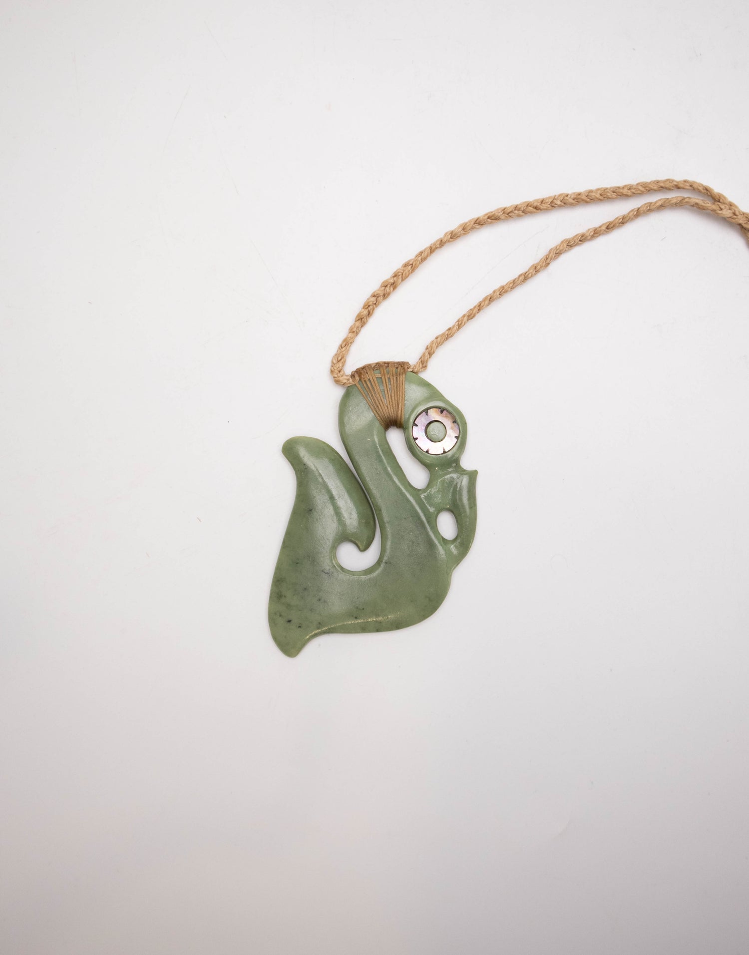 Carved Pounamu Manaia Pendant