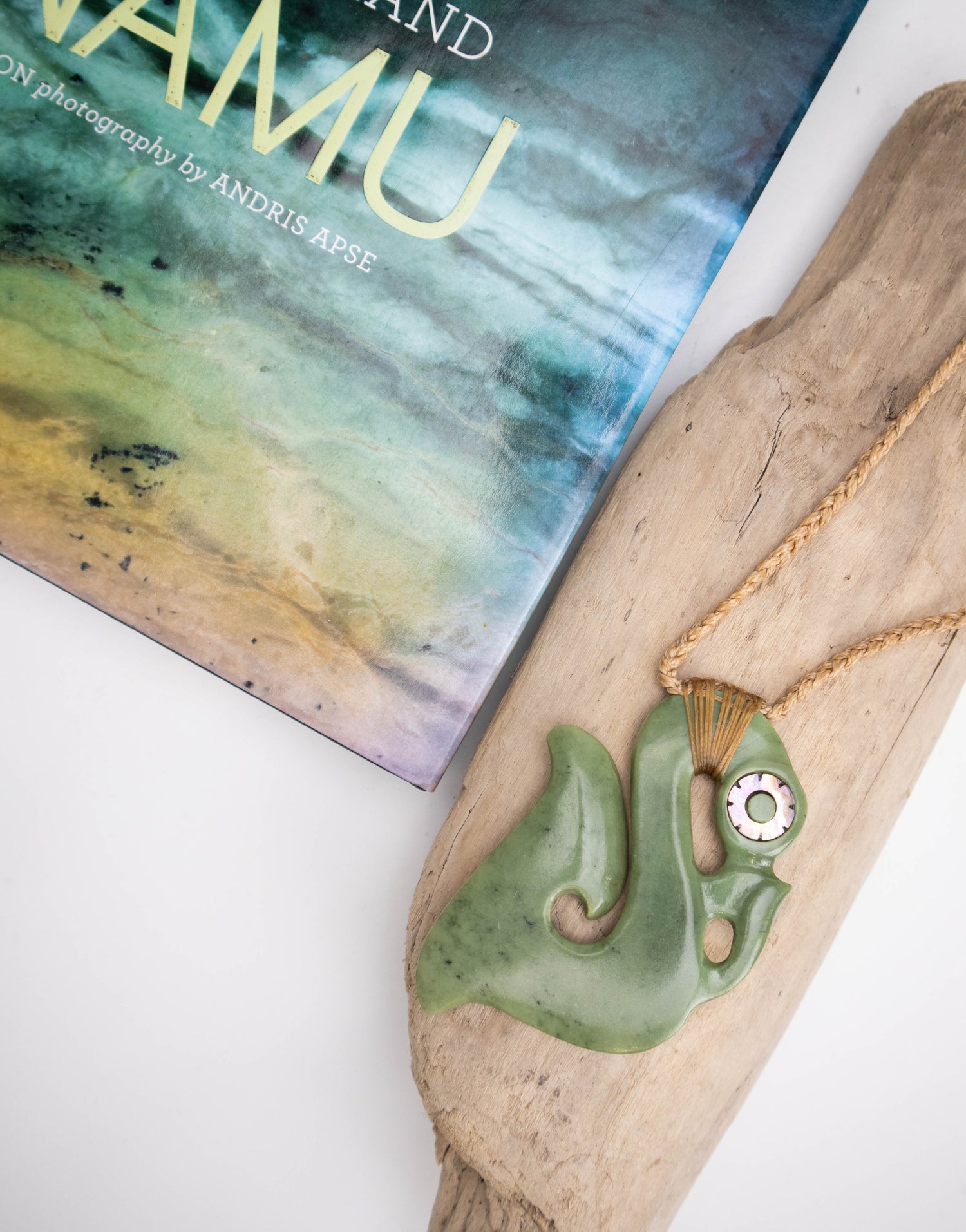 Carved Pounamu Manaia Pendant