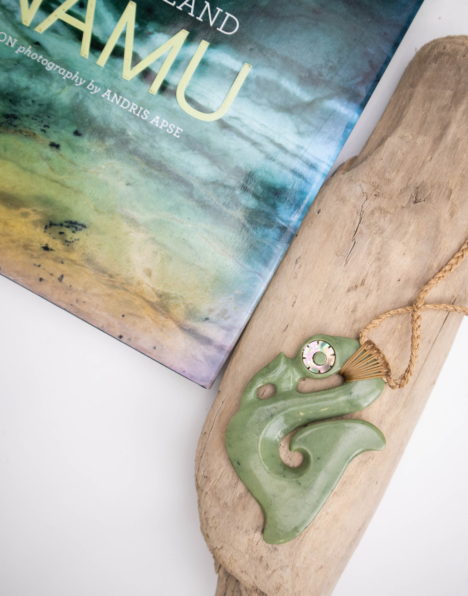 Carved Pounamu Manaia Pendant