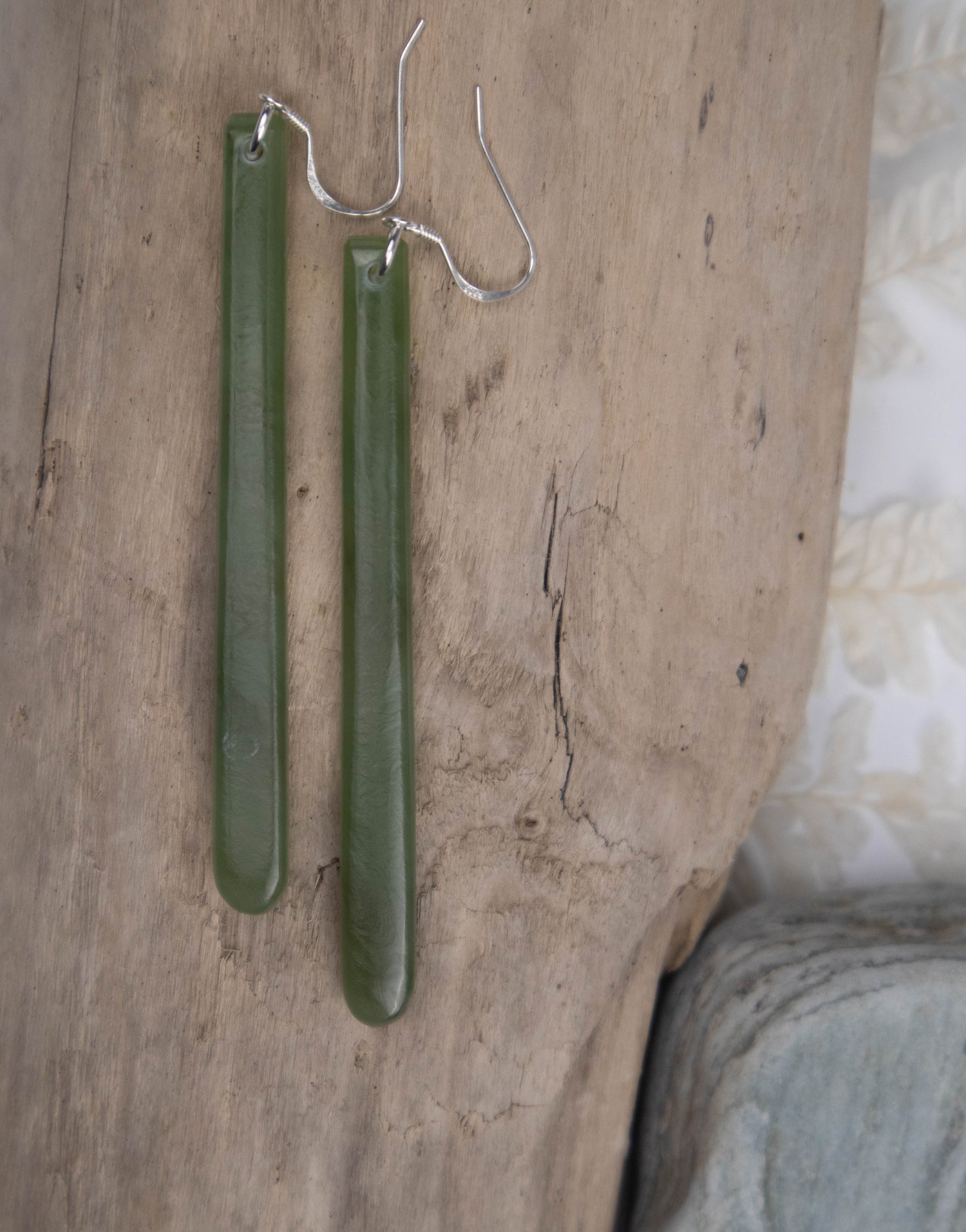 Pounamu Drop Earrings