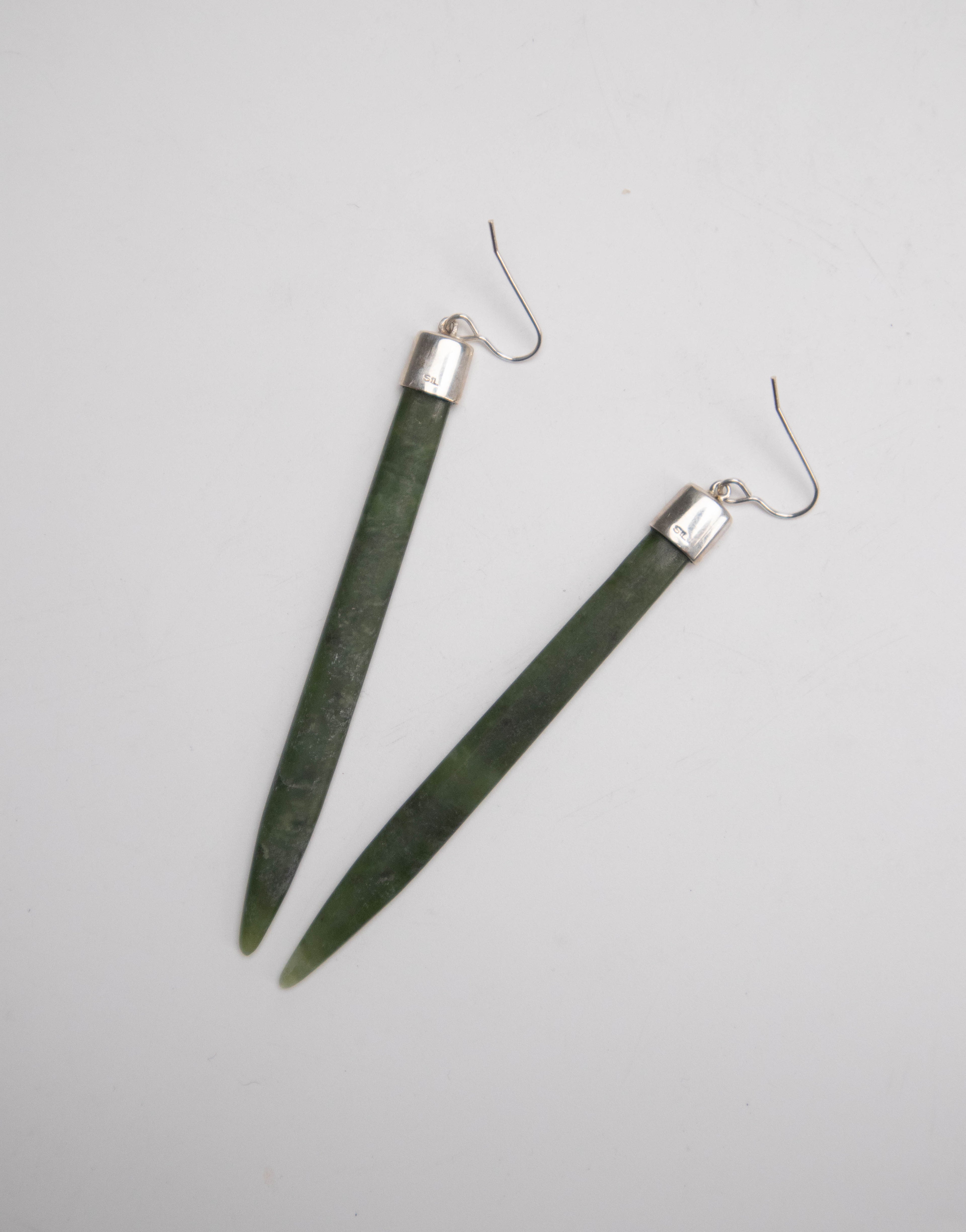 Pounamu Drop Earrings