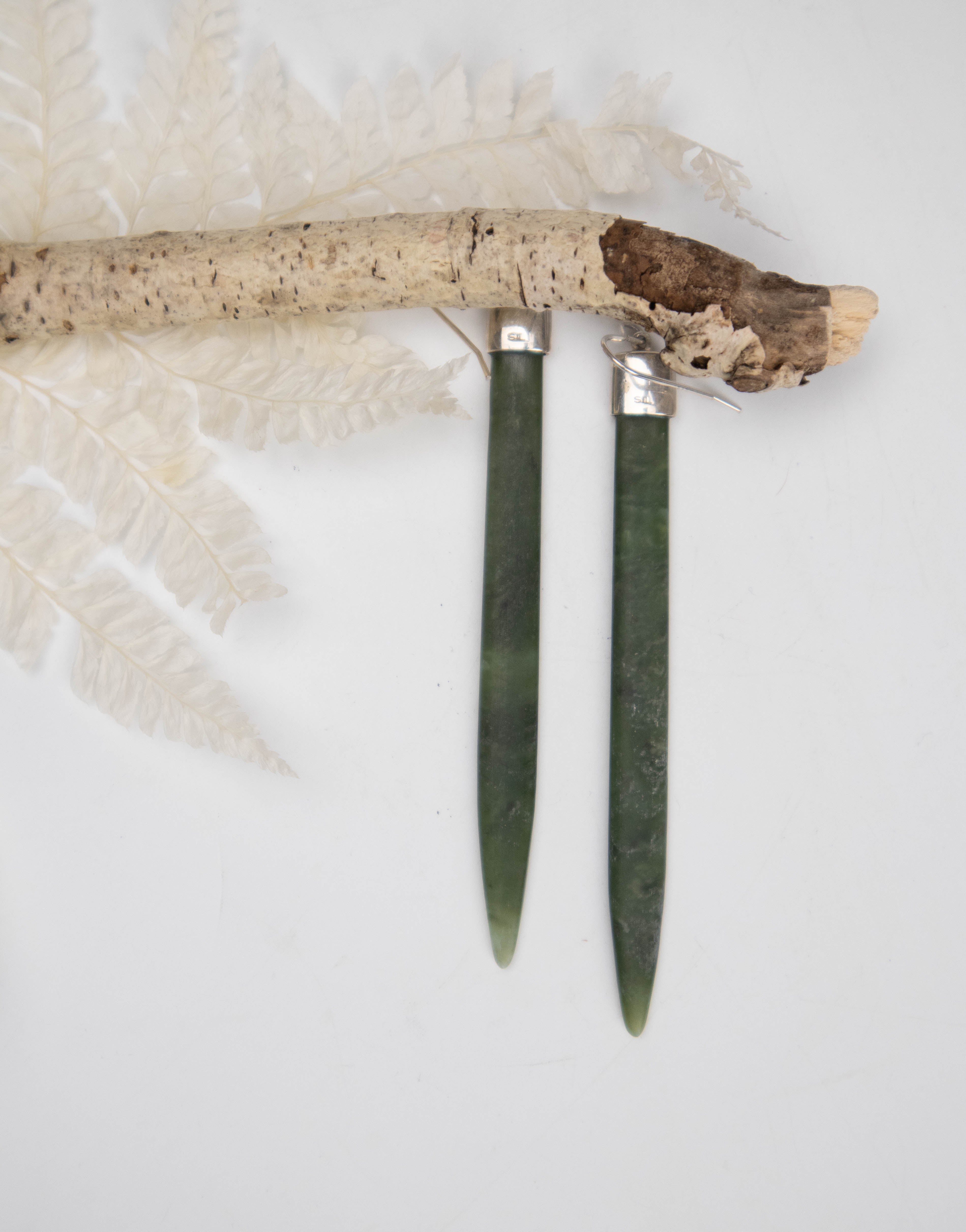 Pounamu Drop Earrings