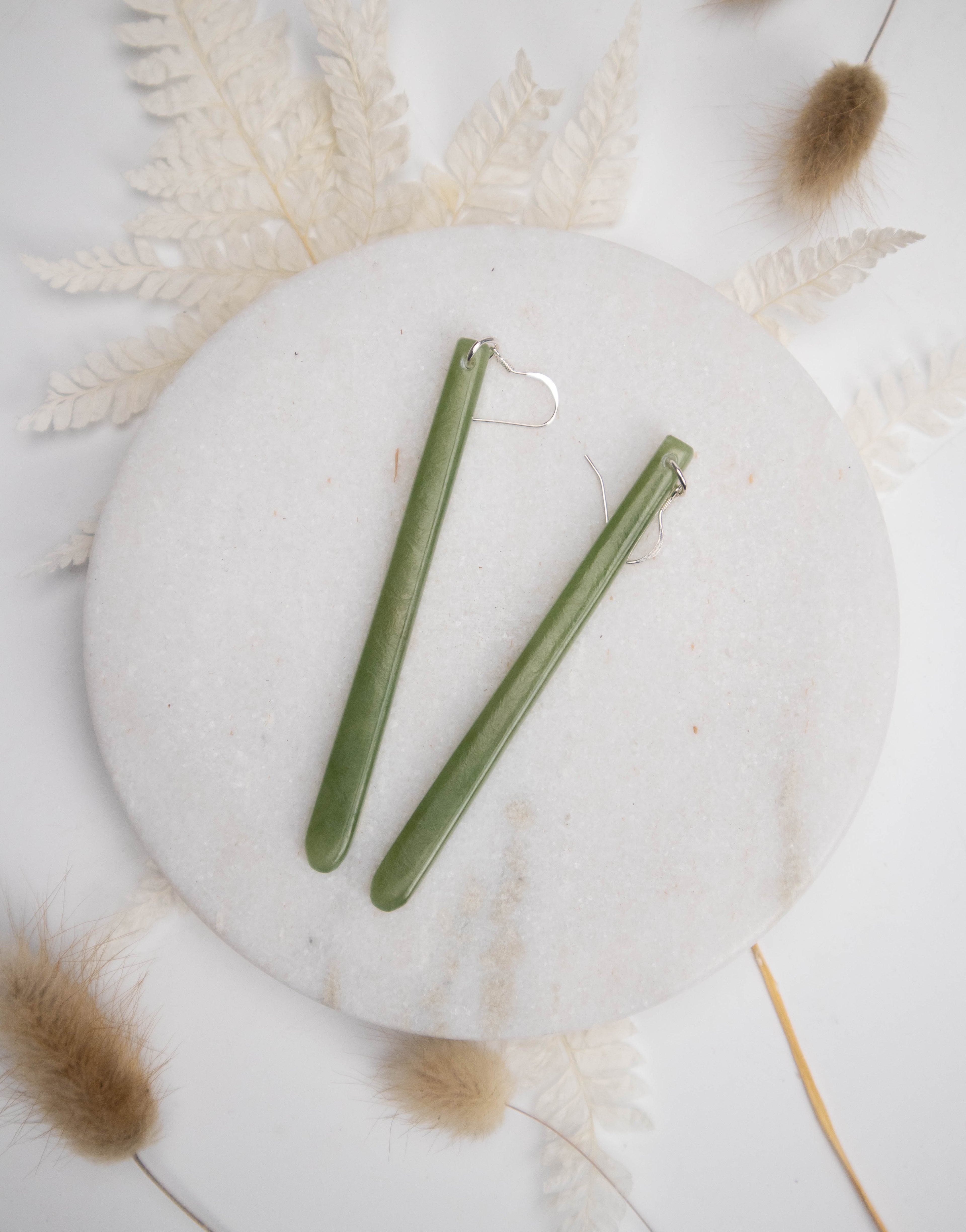 Pounamu Drop Earrings