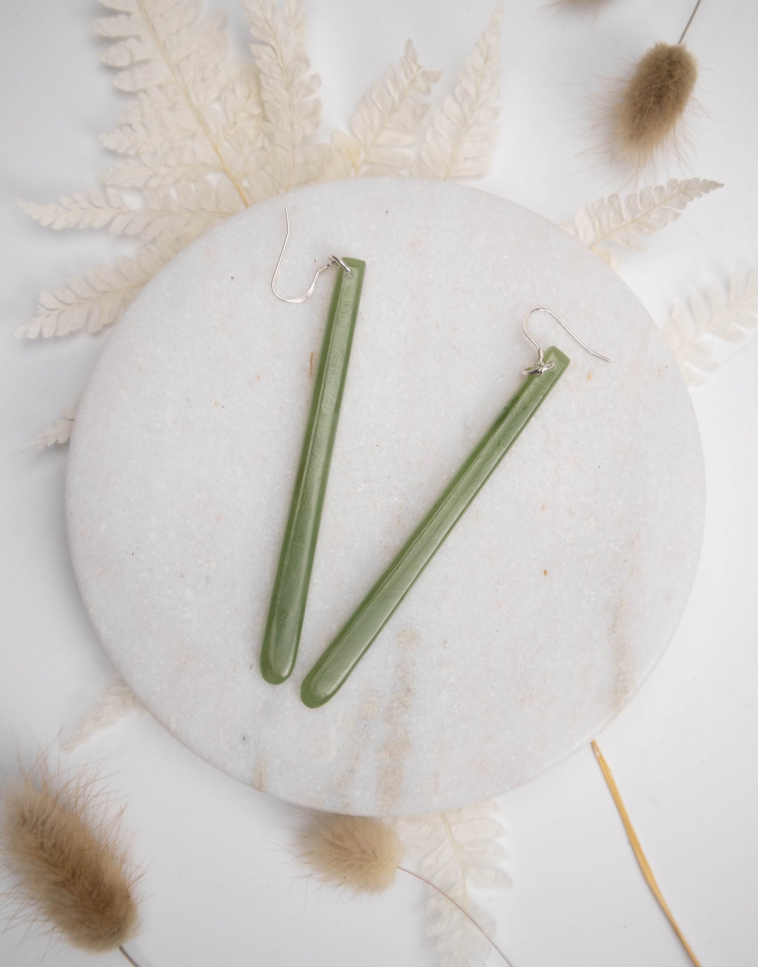 Pounamu Drop Earrings