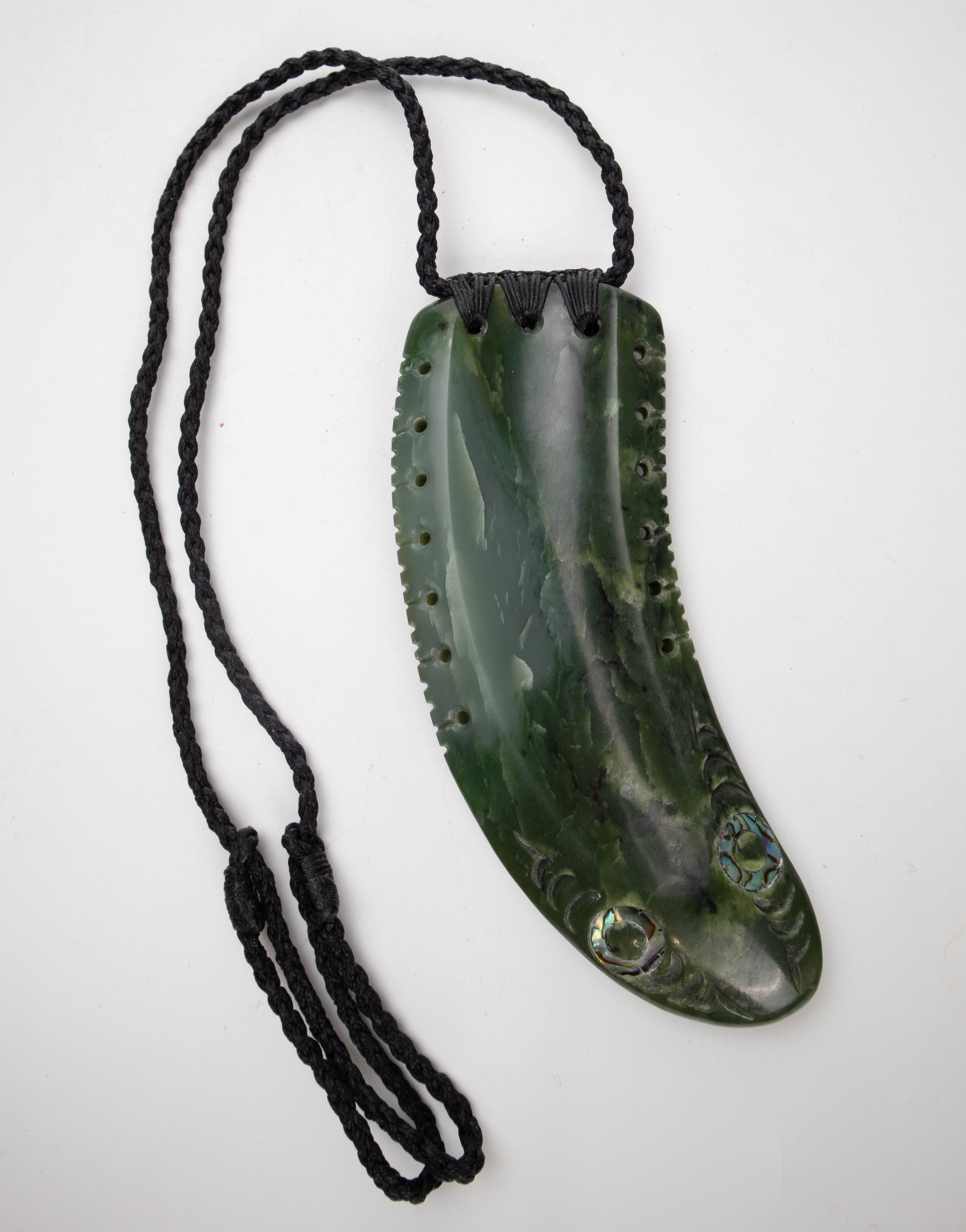 Tuna - Eel Pounamu Pendant