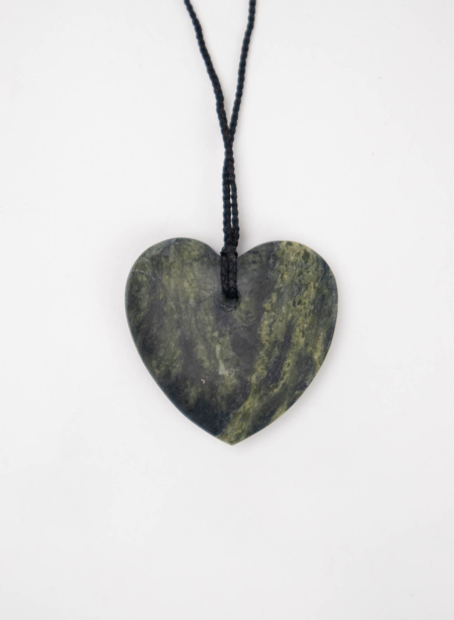 Pounamu Woven Heart Pendant