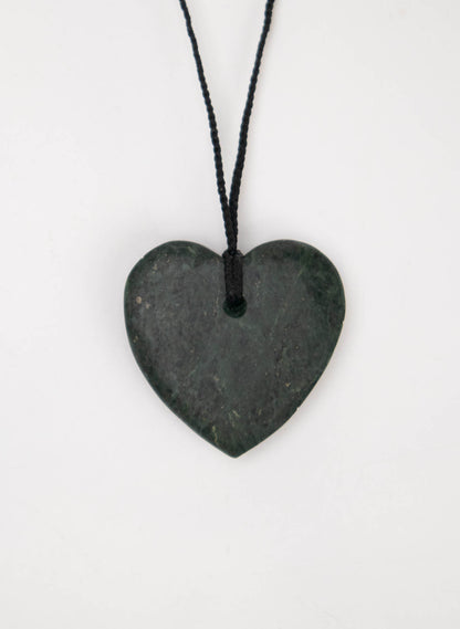 Pounamu Woven Heart Pendant