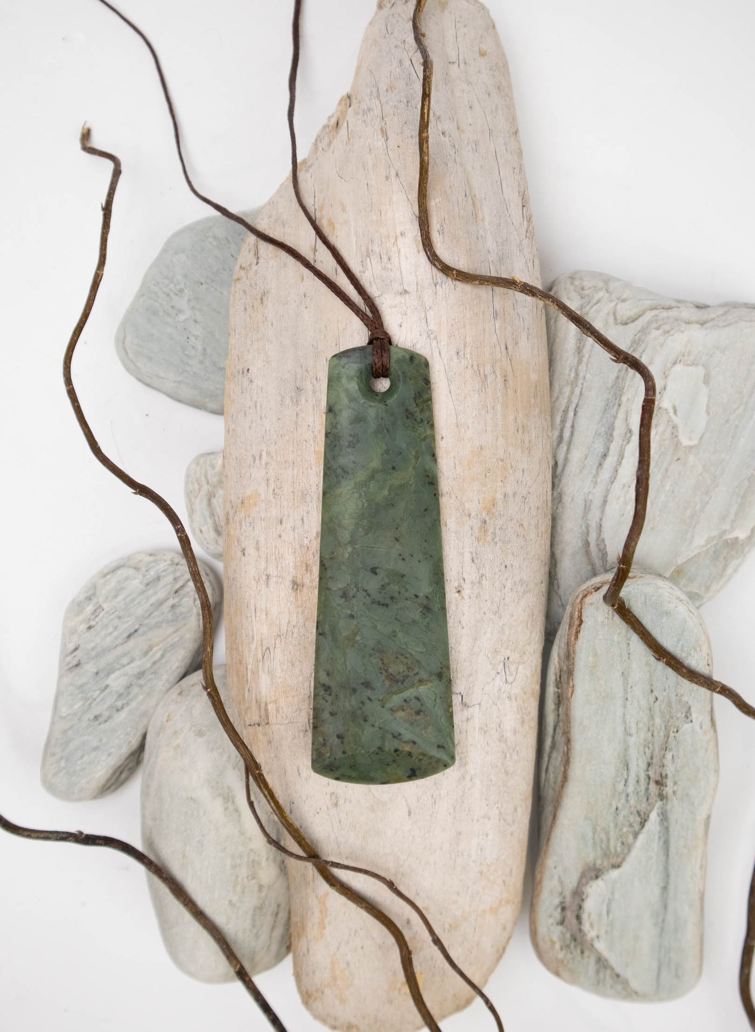 Large Big Hole Pounamu Toki