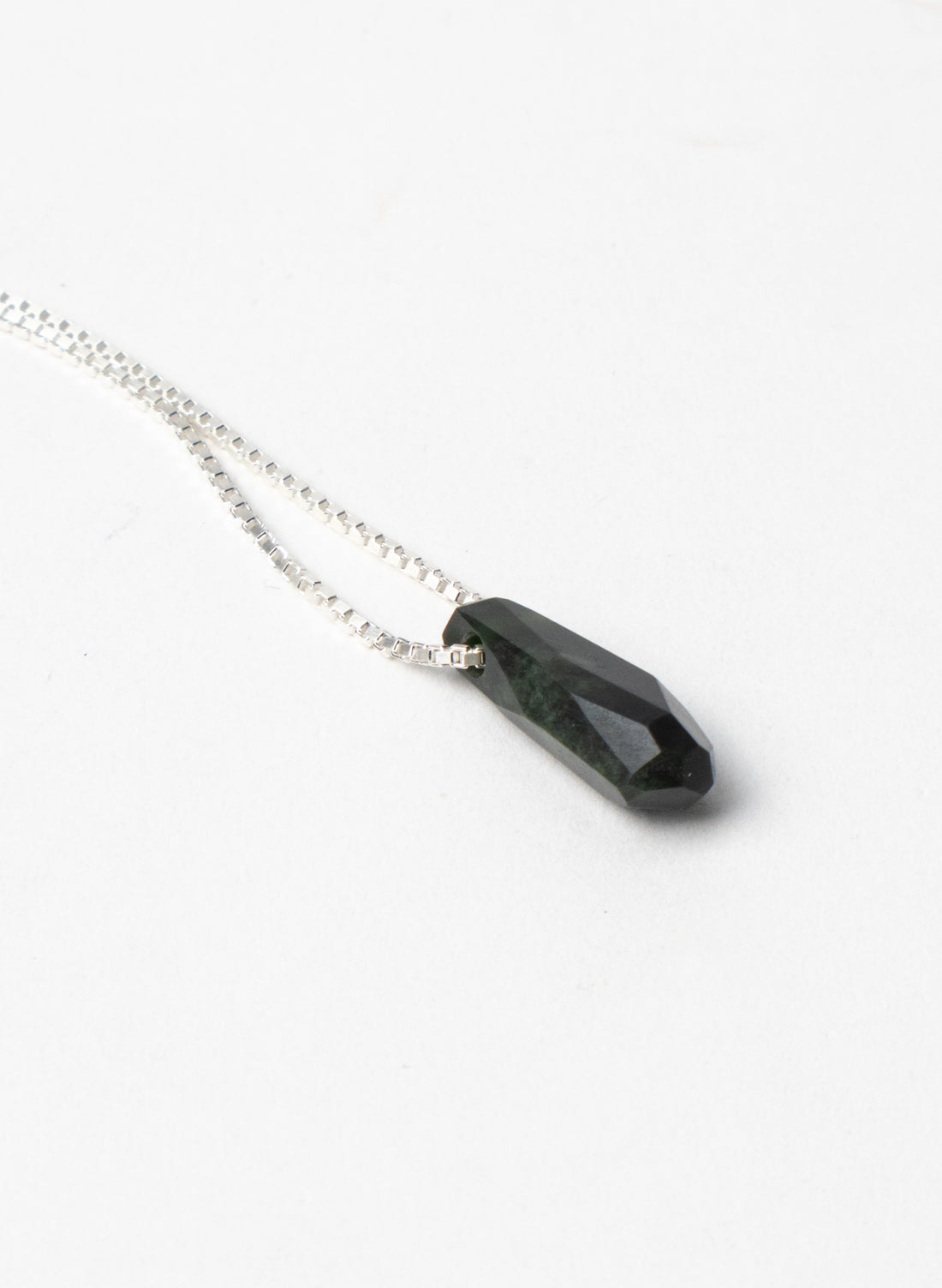 Faceted Rock Pounamu Pendant 