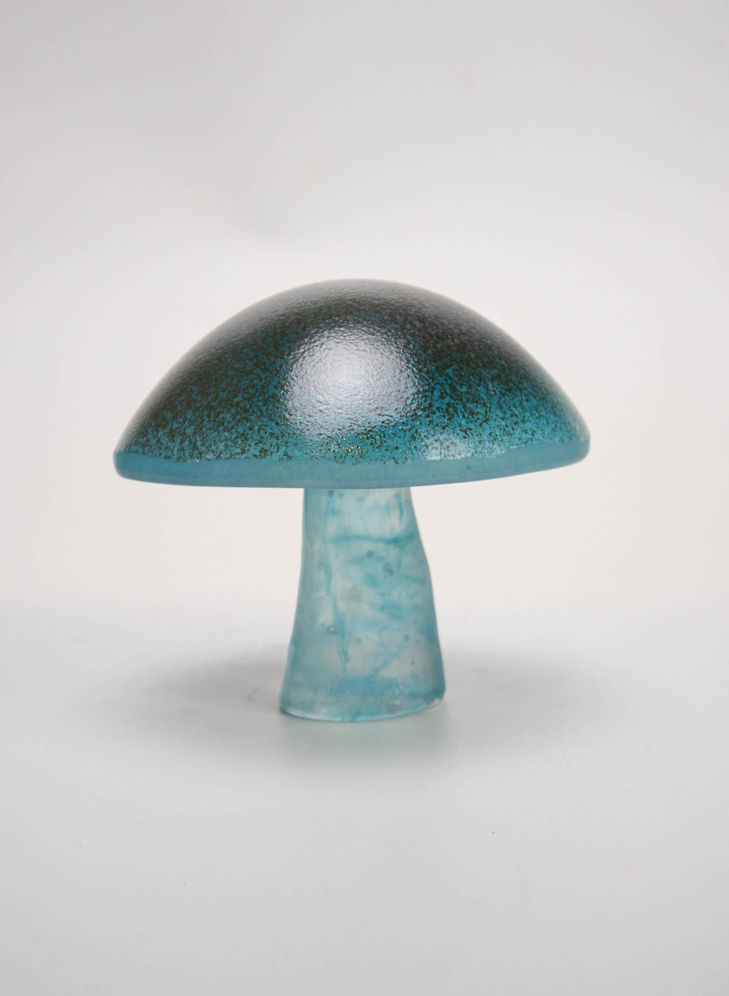 Turquoise/Brown Mushroom - Medium