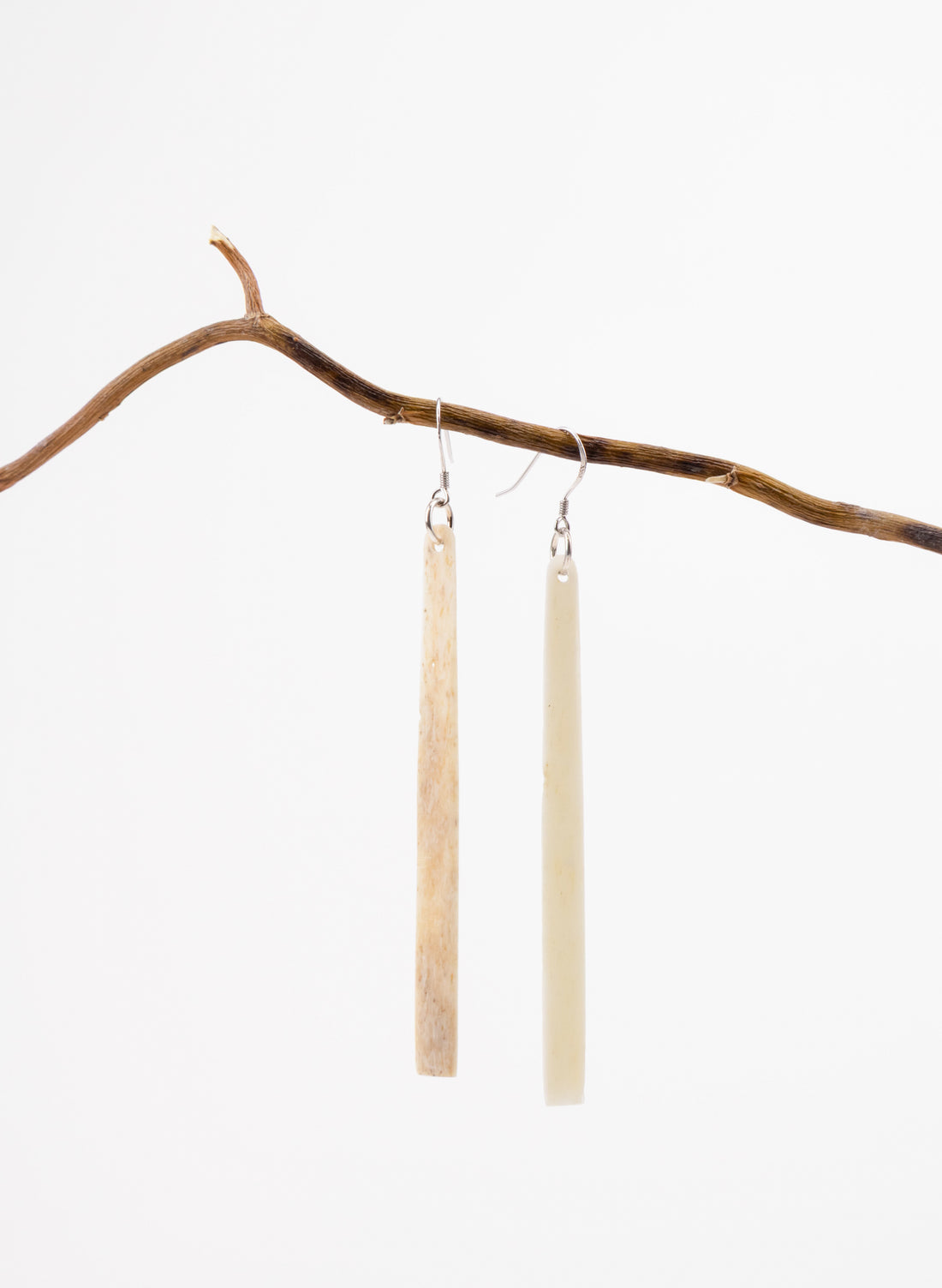 Large Whalebone Drop Earrings