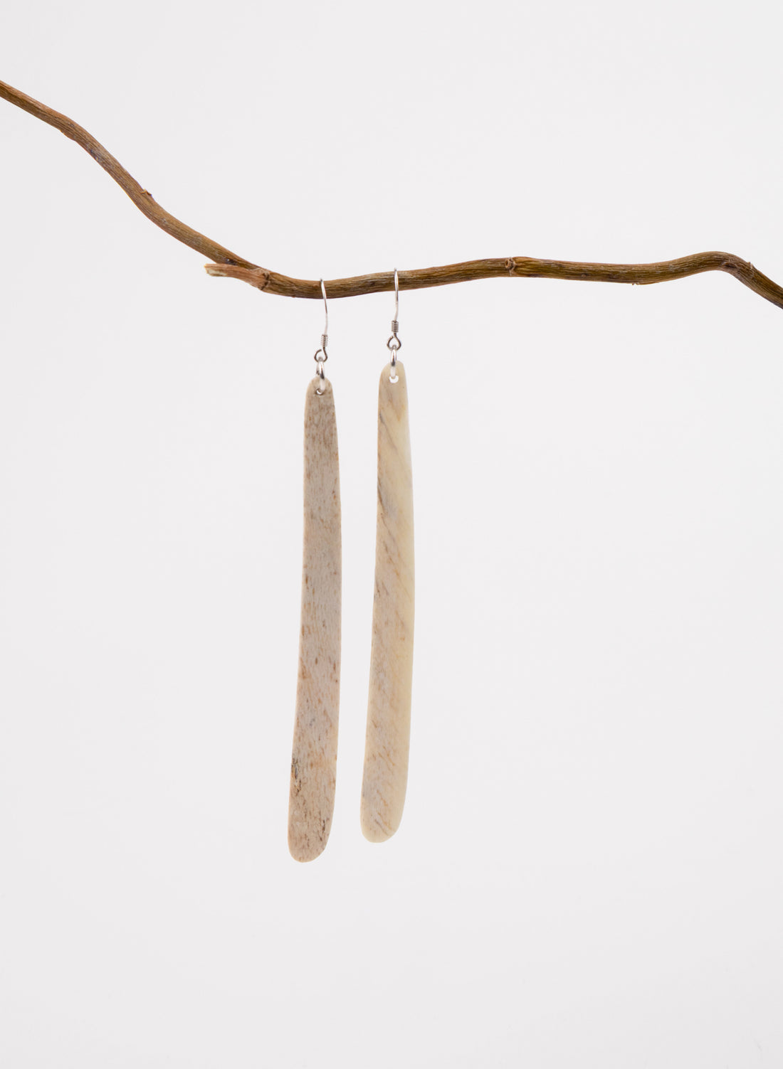 Large Whalebone Drop Earrings