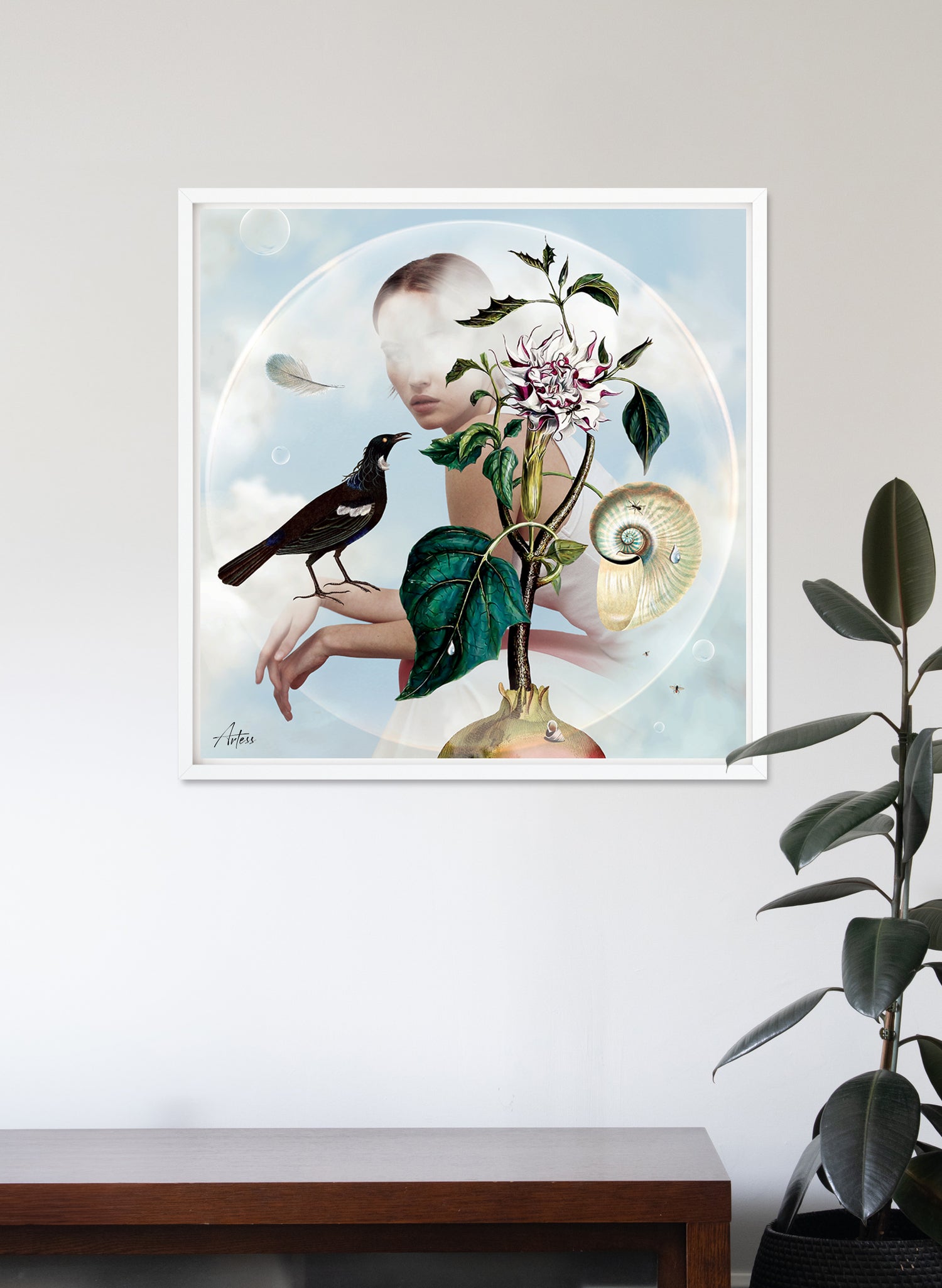 Plume - Multimedia Fine Art Print