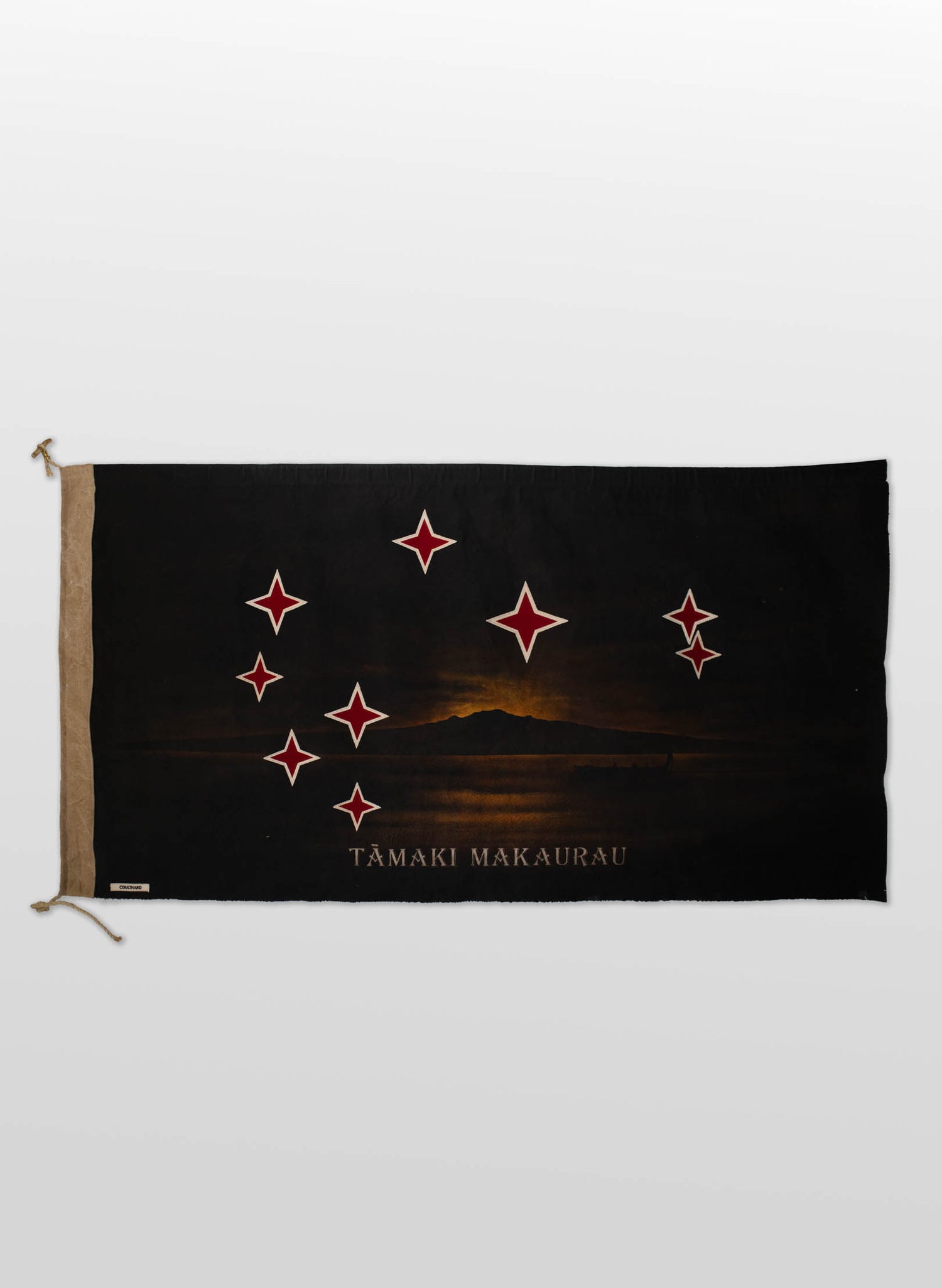 Black Tamaki Makaurau - Horizontal Flag - 